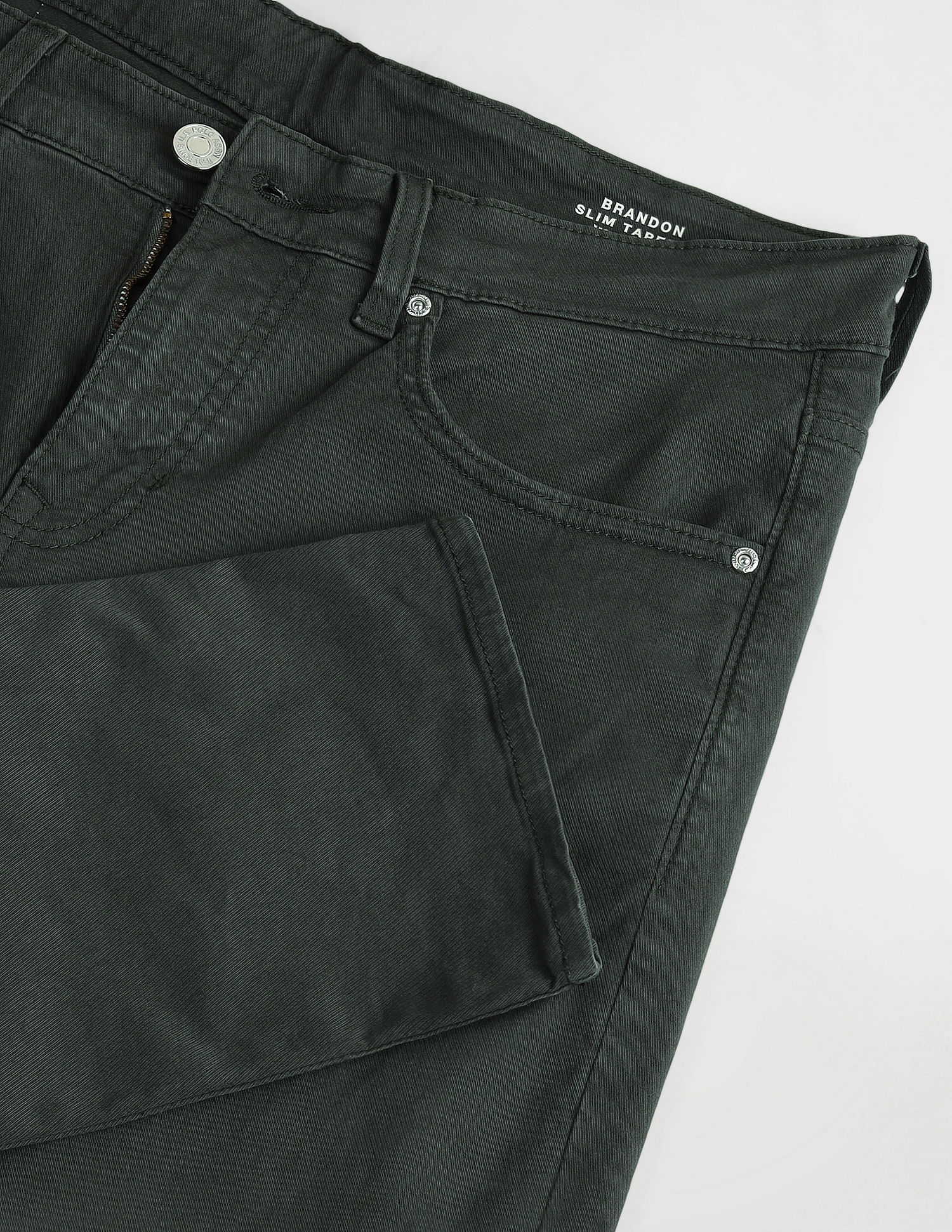U.S. Polo Assn. Denim Co. Clean Look Green Jeans