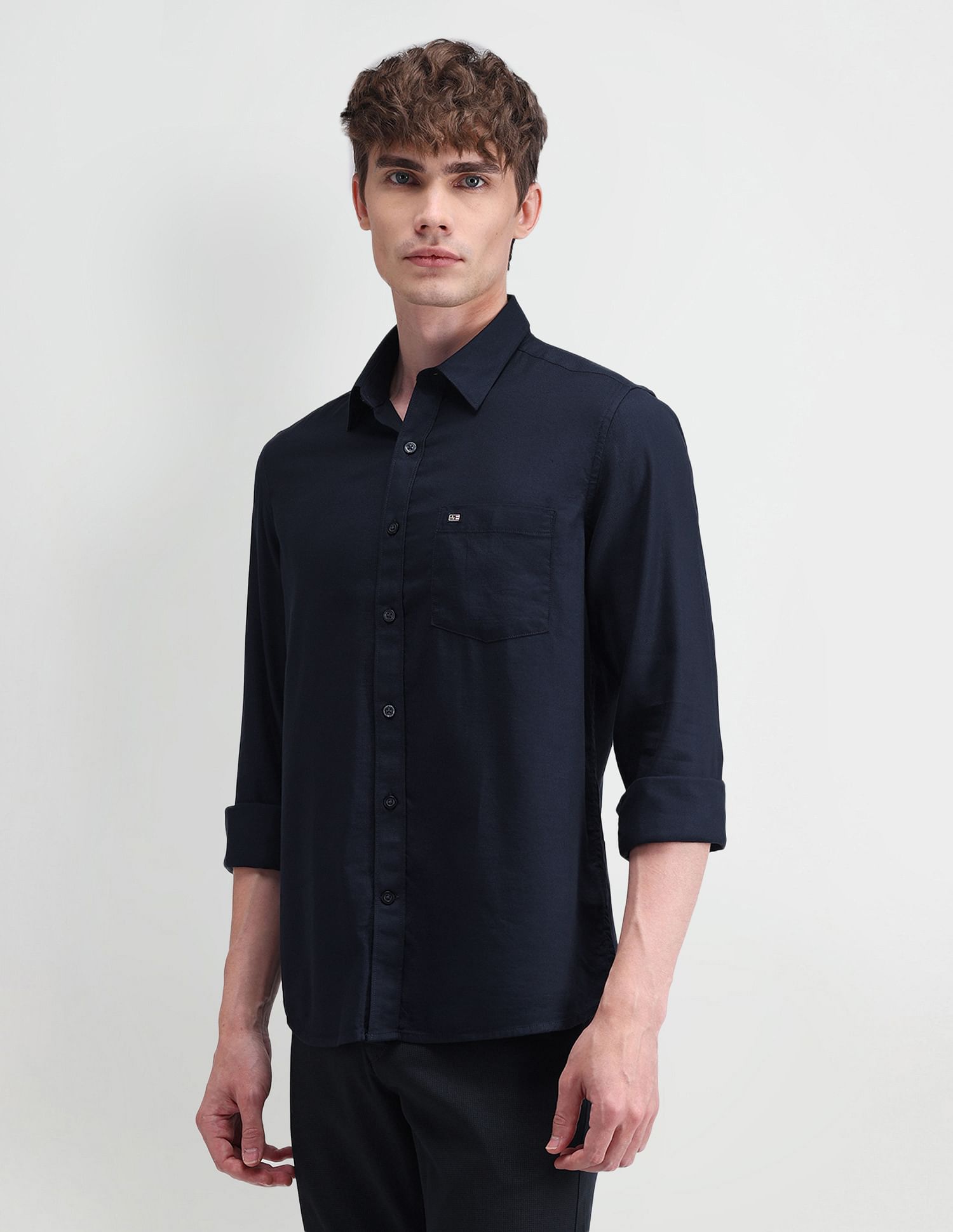 Arrow Sport Manhattan Slim Dobby Shirt
