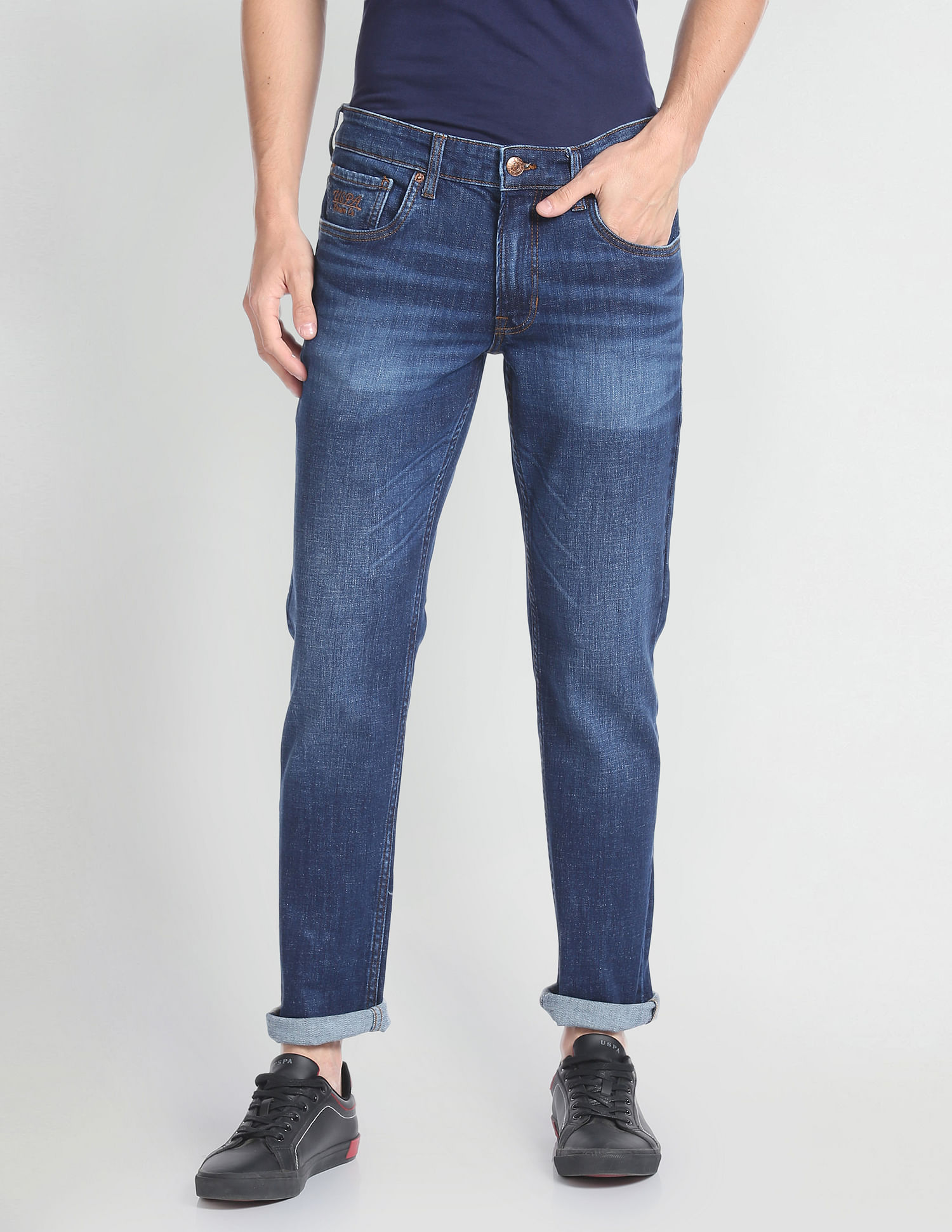 U.S. Polo Assn. Denim Co. Brandon Slim Tapered Fit Blue Jeans