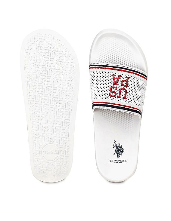 U.S. Polo Assn. Men Knit Upper Logo Breyton 3.0 Slides