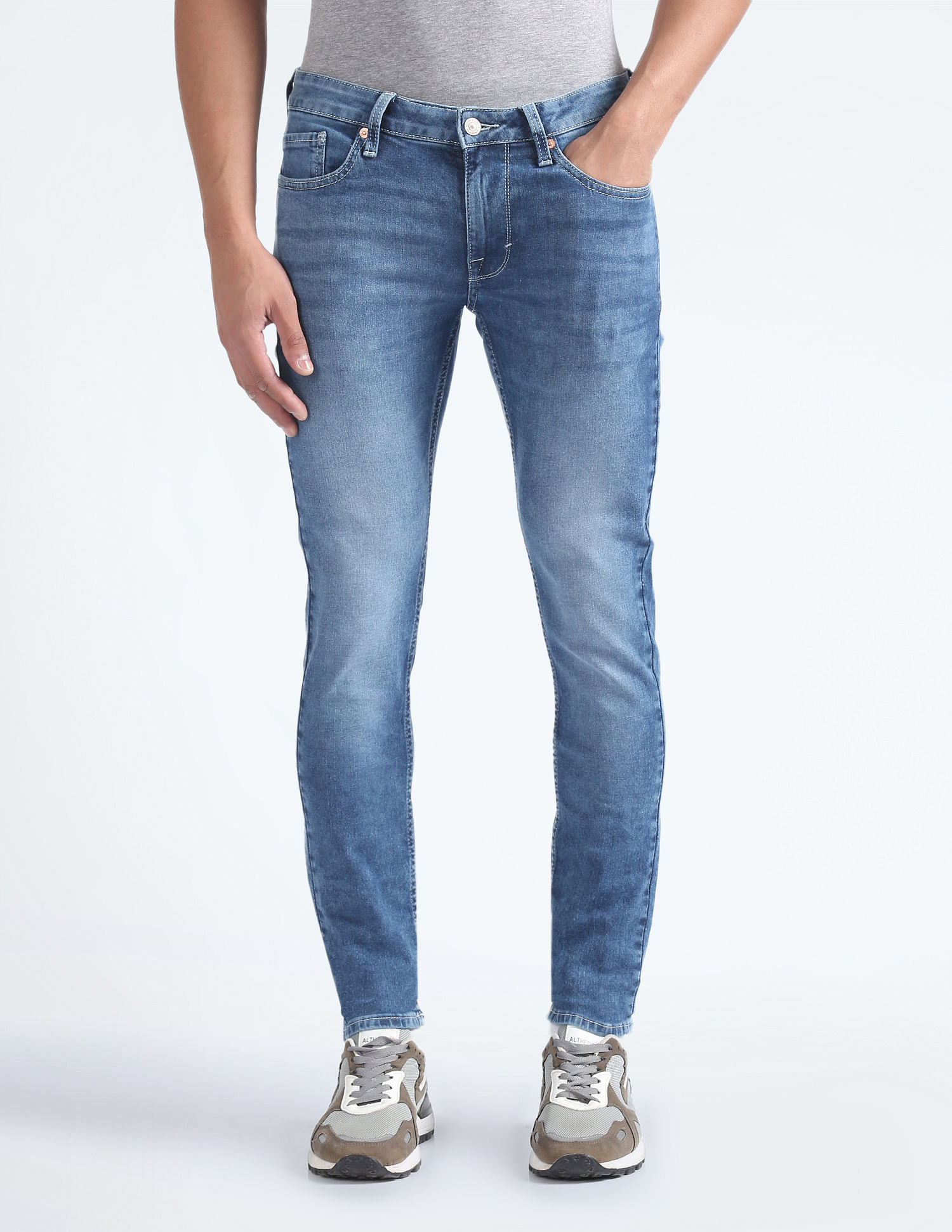 Flying Machine Jackson Super Skinny Fit Low Rise Jeans
