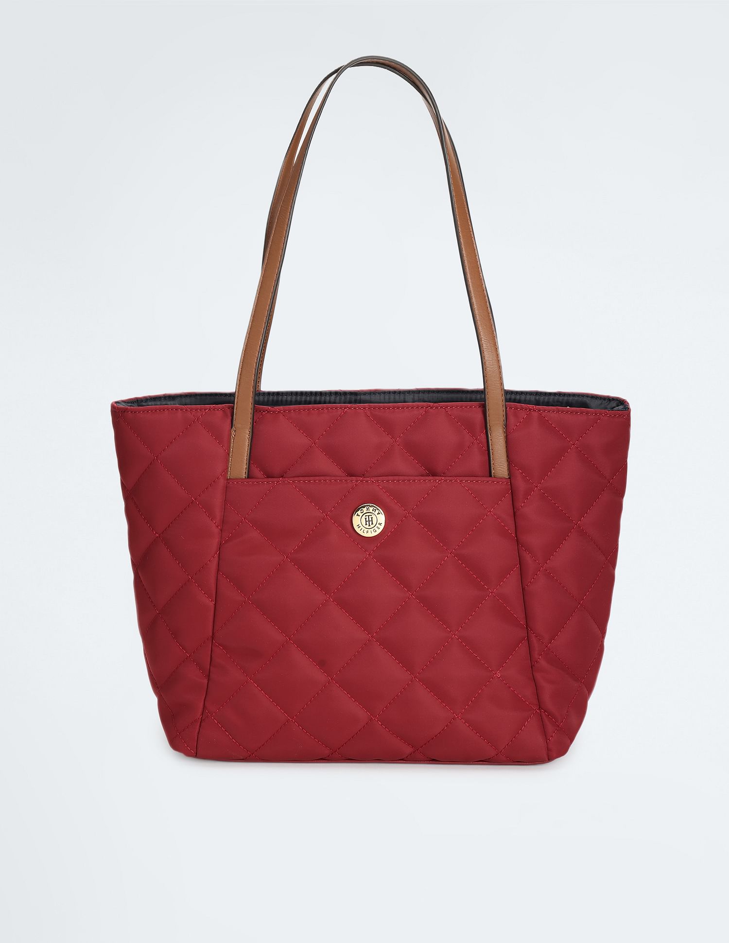 Buy Tommy Hilfiger Diamond Quilted Nylon Tote Bag NNNOW