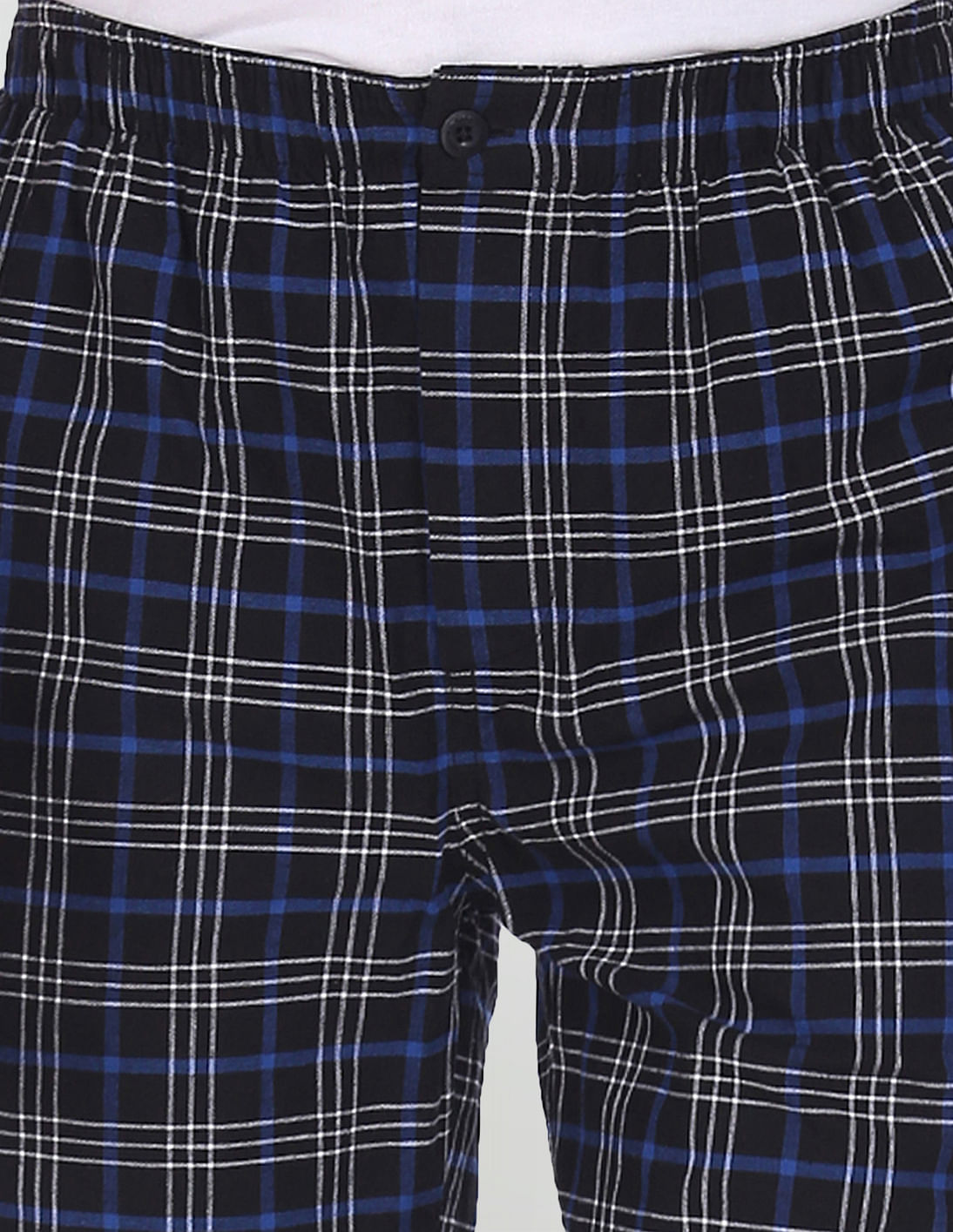 USPA Innerwear Pure Cotton Checked I692 Bermudas - Pack Of 1