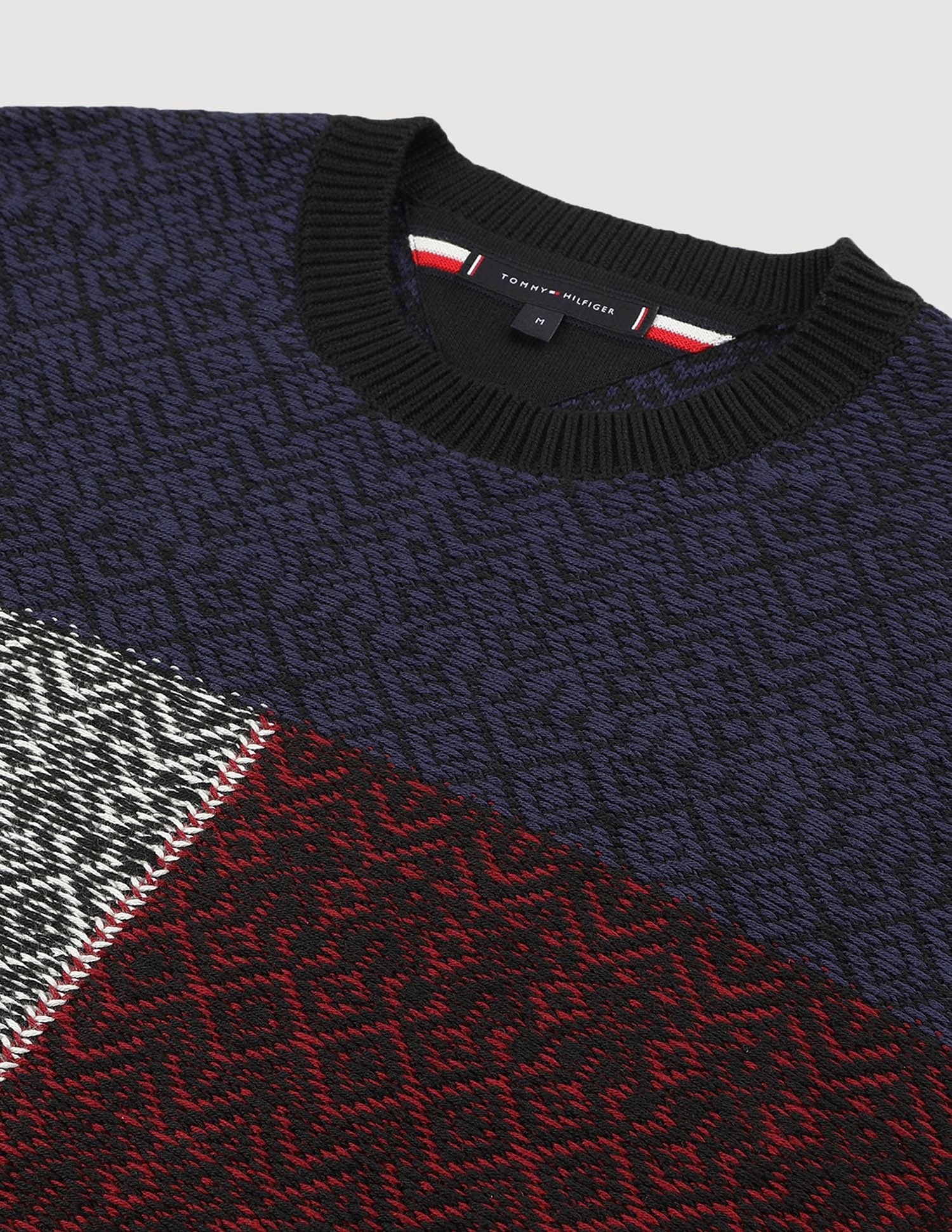Tommy Hilfiger Gifting Fairisle Flag Crew Neck Sweater