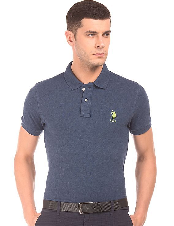 U.S. Polo Assn. Slim Fit Pique Polo Shirt