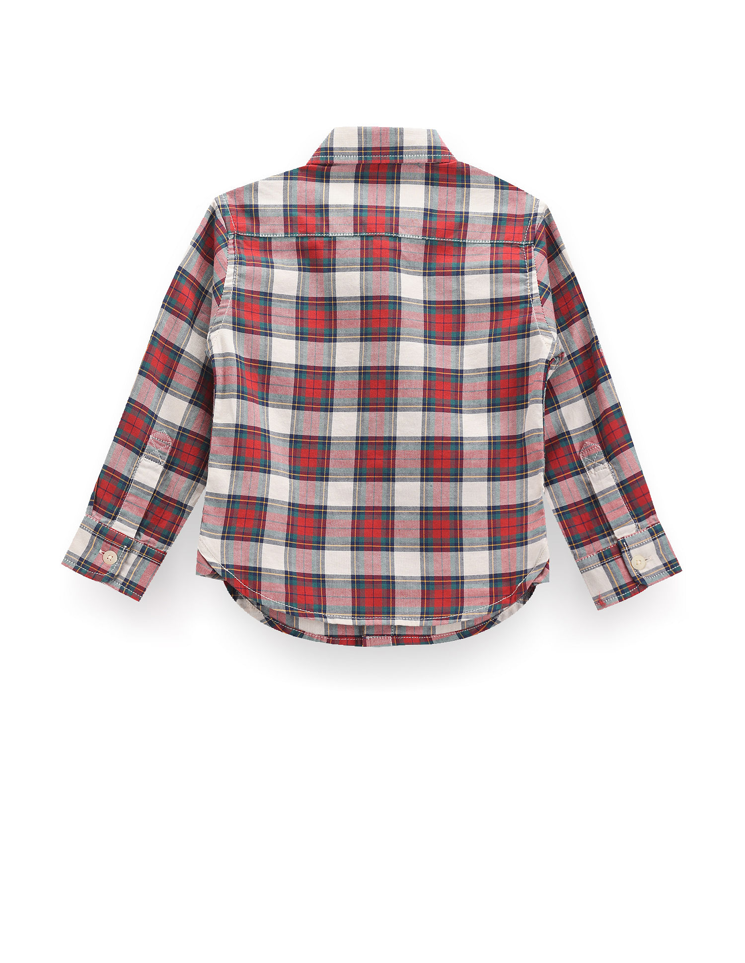 U.S. Polo Assn. Kids Boys Plaid Check Oxford Shirt