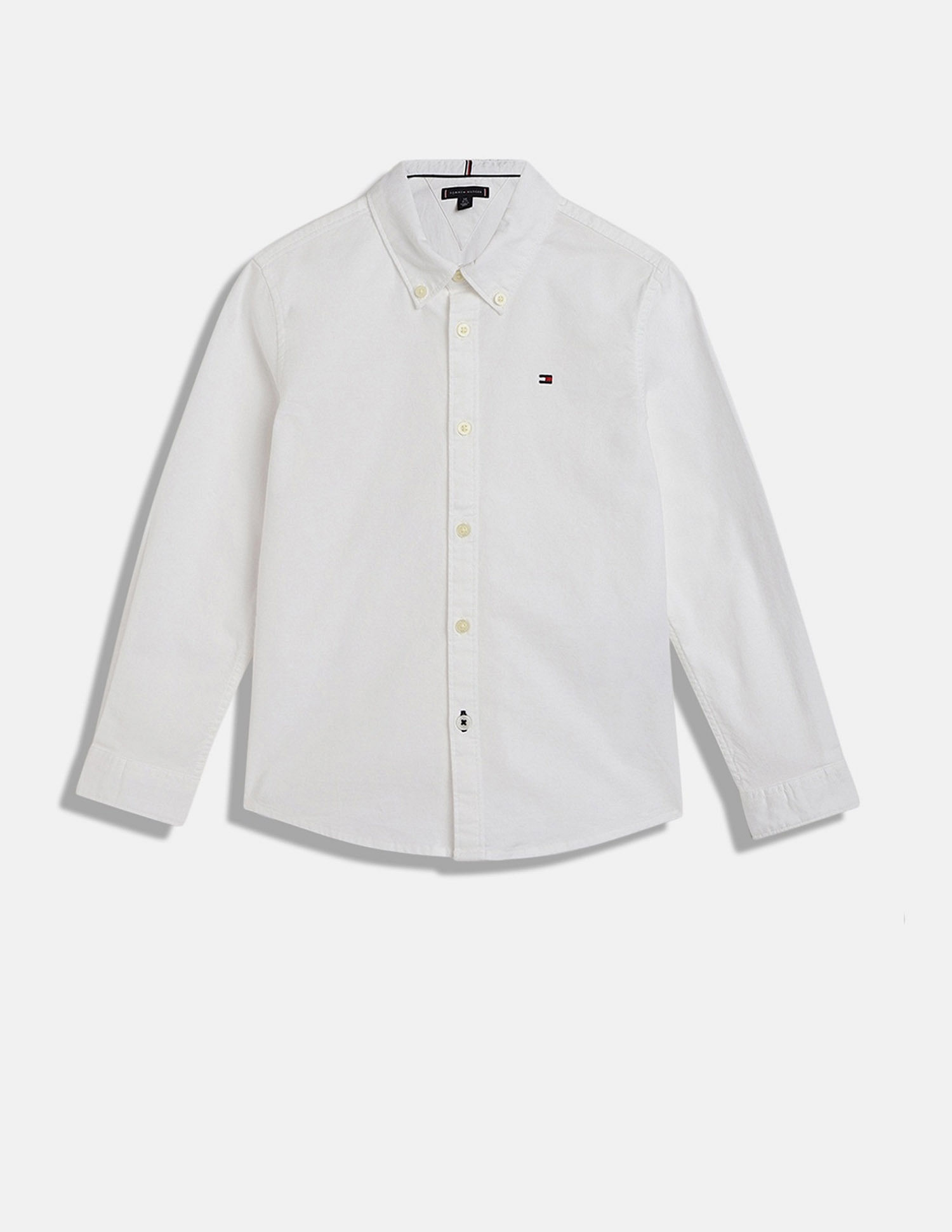 Tommy Hilfiger Kids Boys Solid Regular-Fit Cotton Shirt