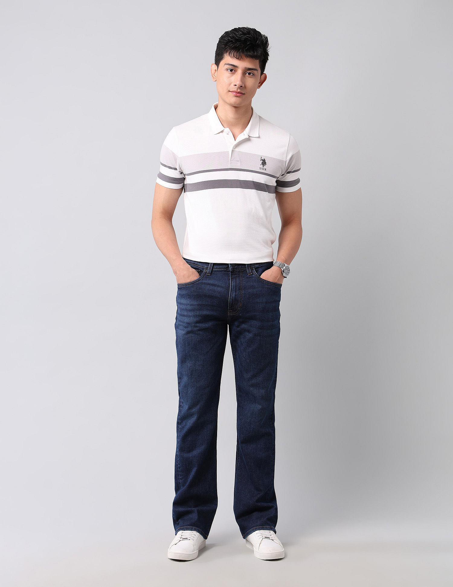 U.S. Polo Assn. Denim Co. Connor Bootcut Blue Jeans