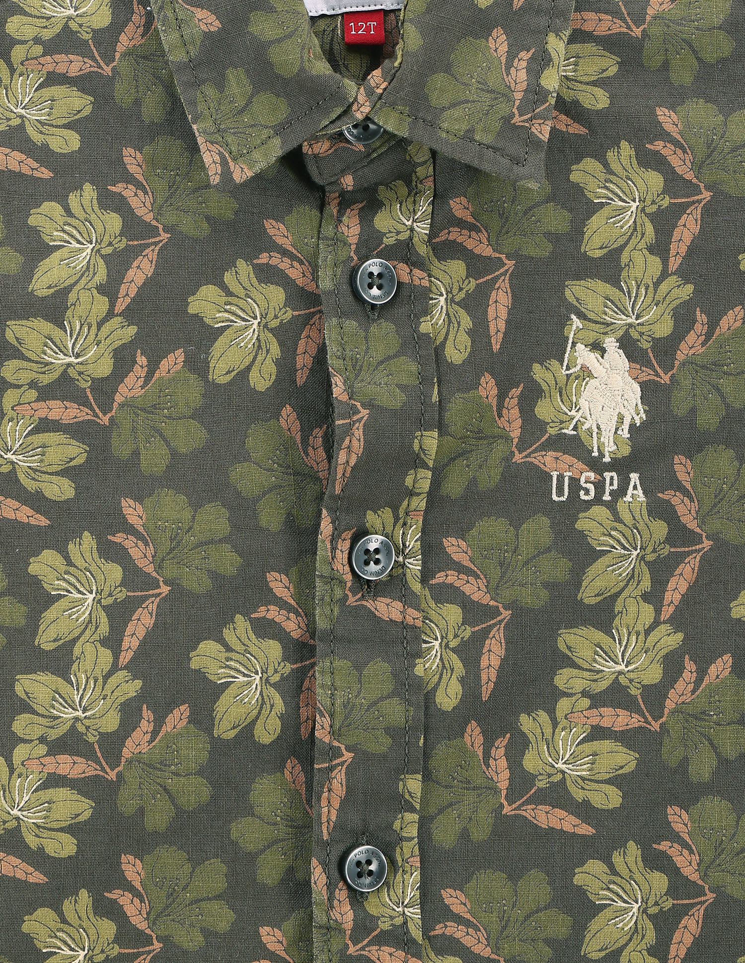 boys floral print shirt