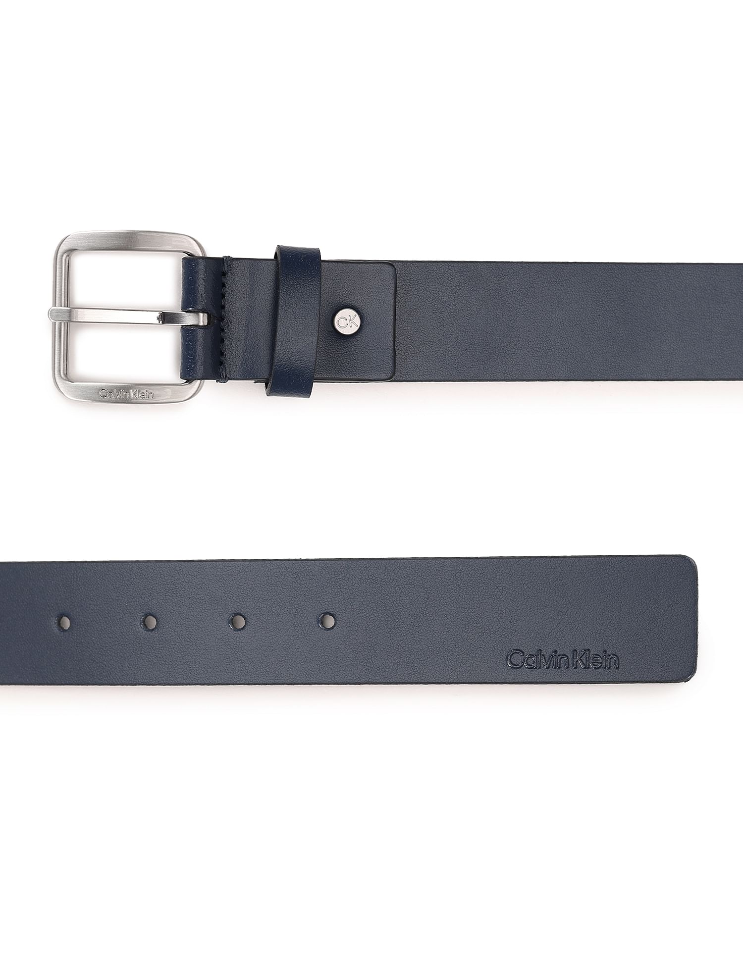 Calvin Klein Solid Leather Concise Belt