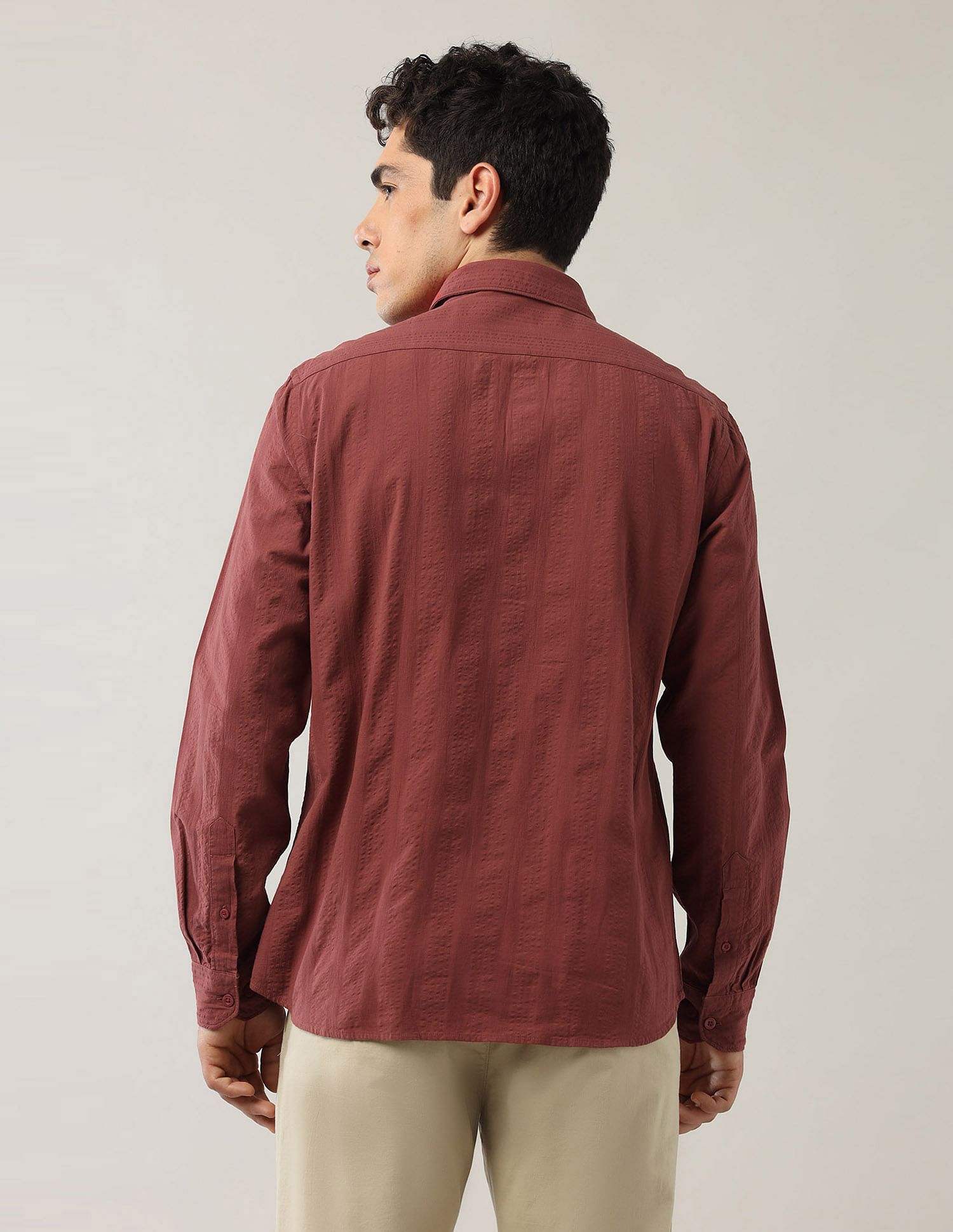 Arrow Sport Textured Regular Fit Shirt