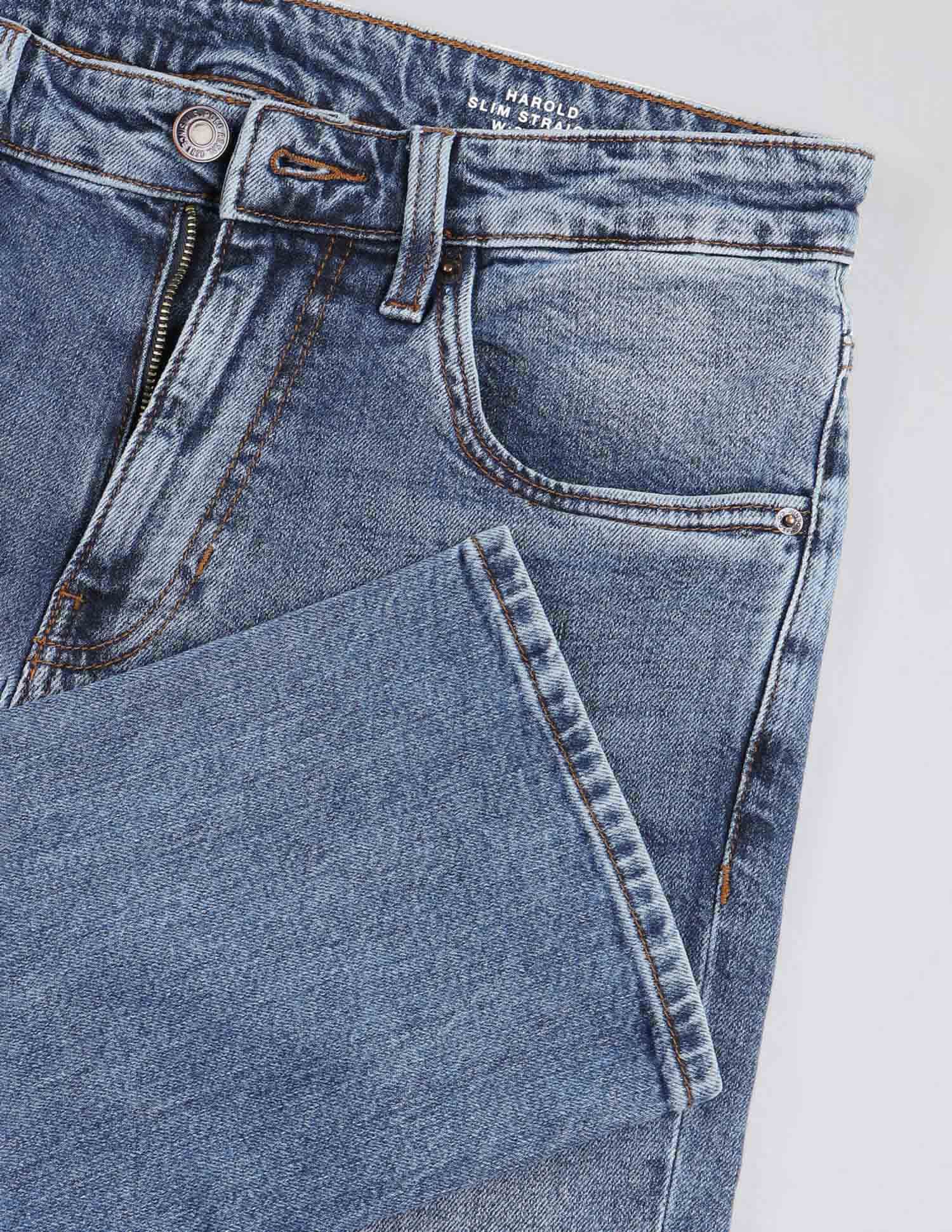 U.S. Polo Assn. Denim Co. Harold Slim Straight Fit Blue Vintage Jeans