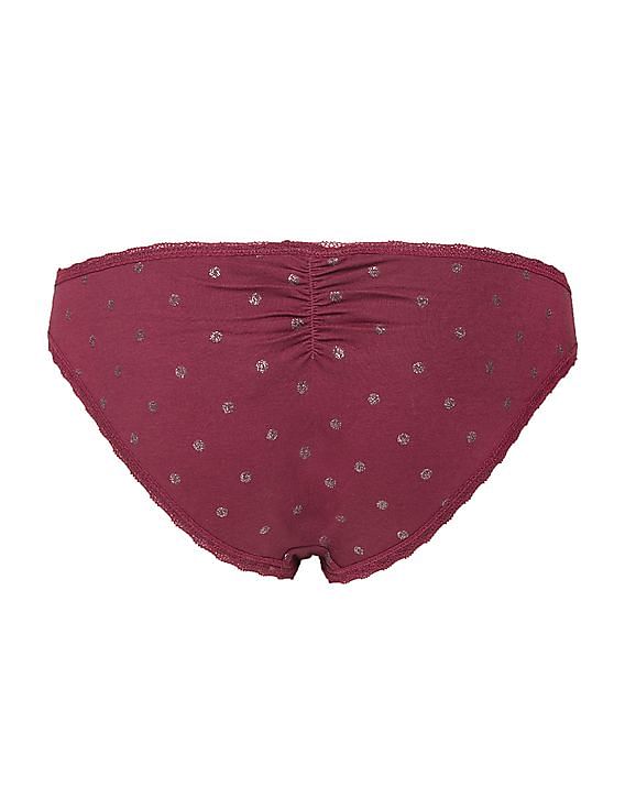 Aeropostale Glitter Polka Dot Panties