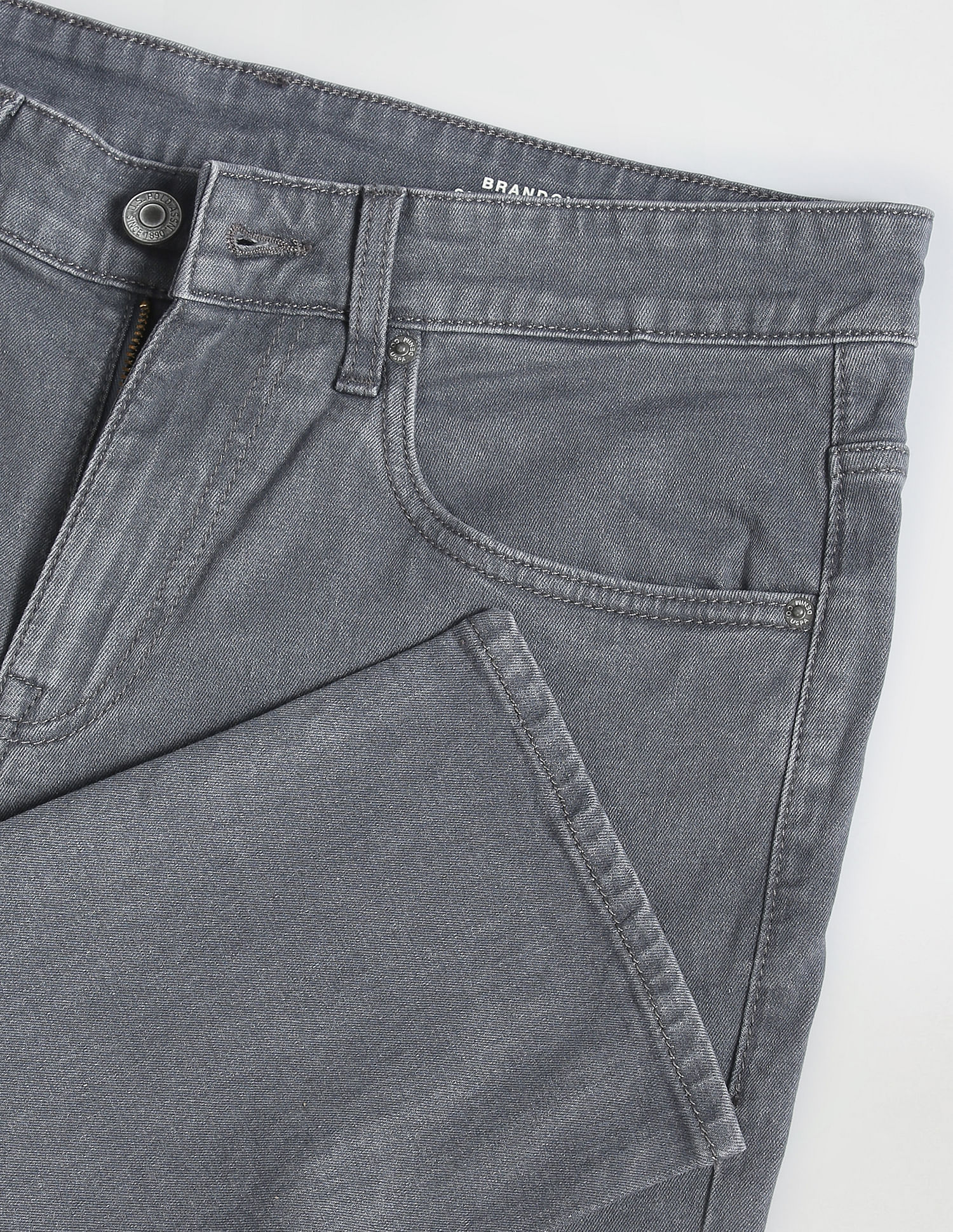 U.S. Polo Assn. Denim Co. Brandon Slim Tapered Fit Grey Jeans