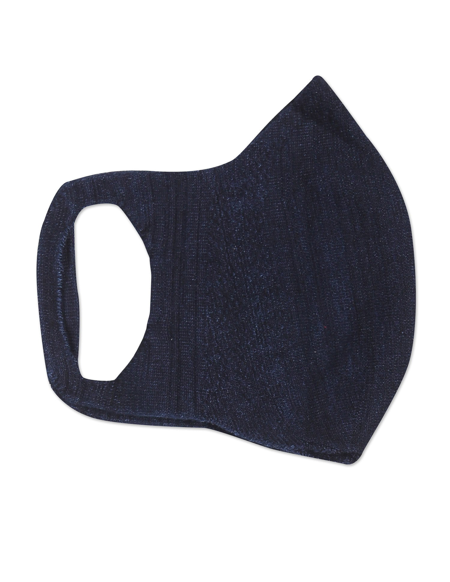 U.S. Polo Assn. Unisex Adults Indigo Triple Layer Anti Bacterial Seamless Reusable Face Mask