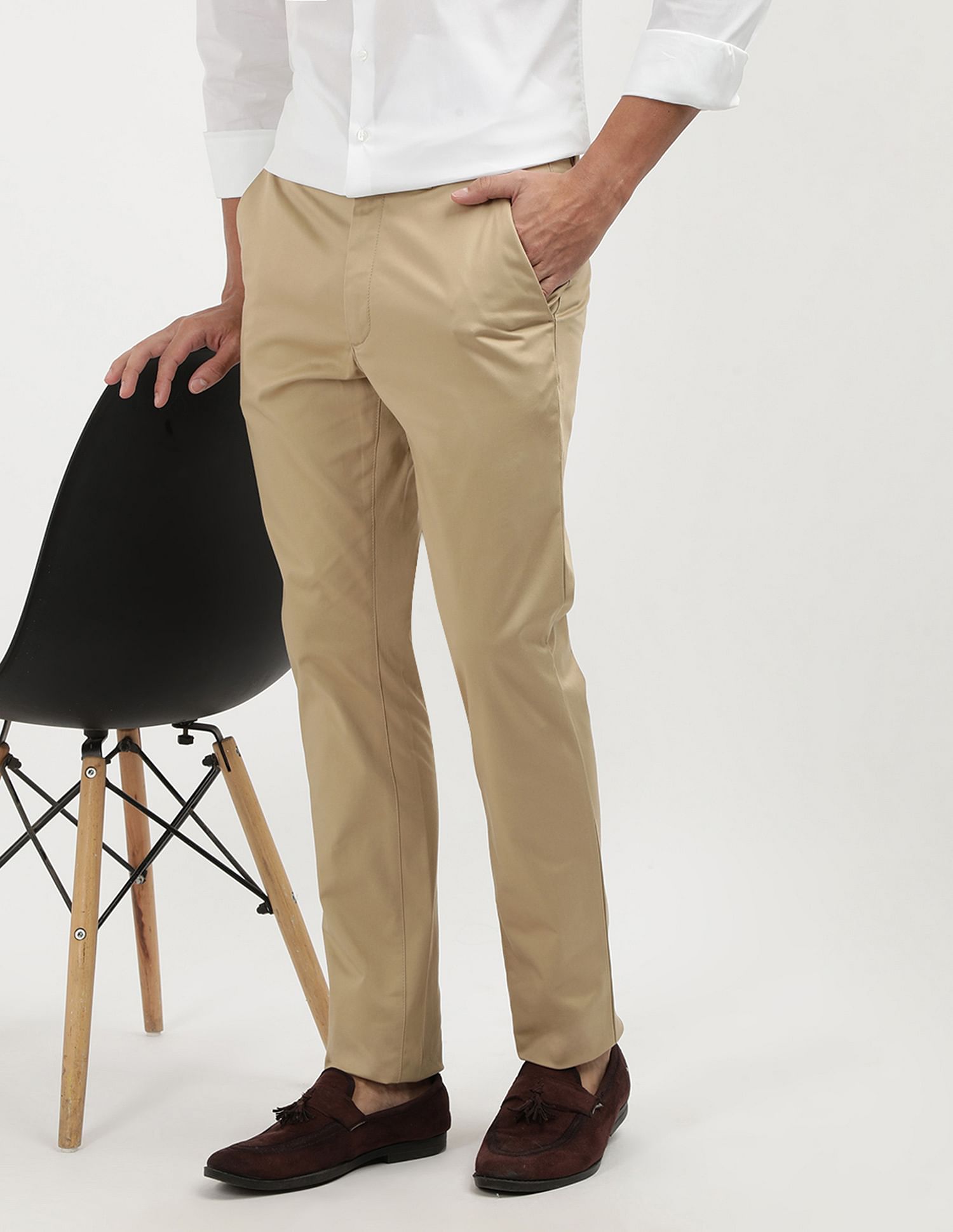 Calvin Klein Jeans Sateen Stretch Slim Chinos