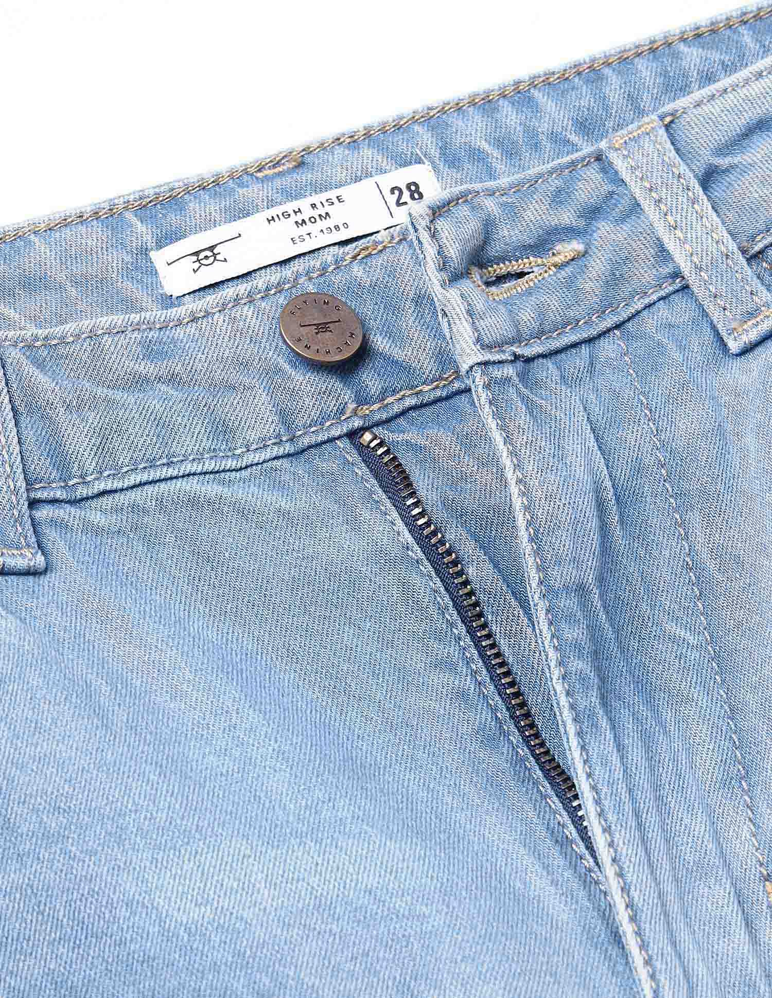 Flying Machine Women High Rise Mom Fit Jeans