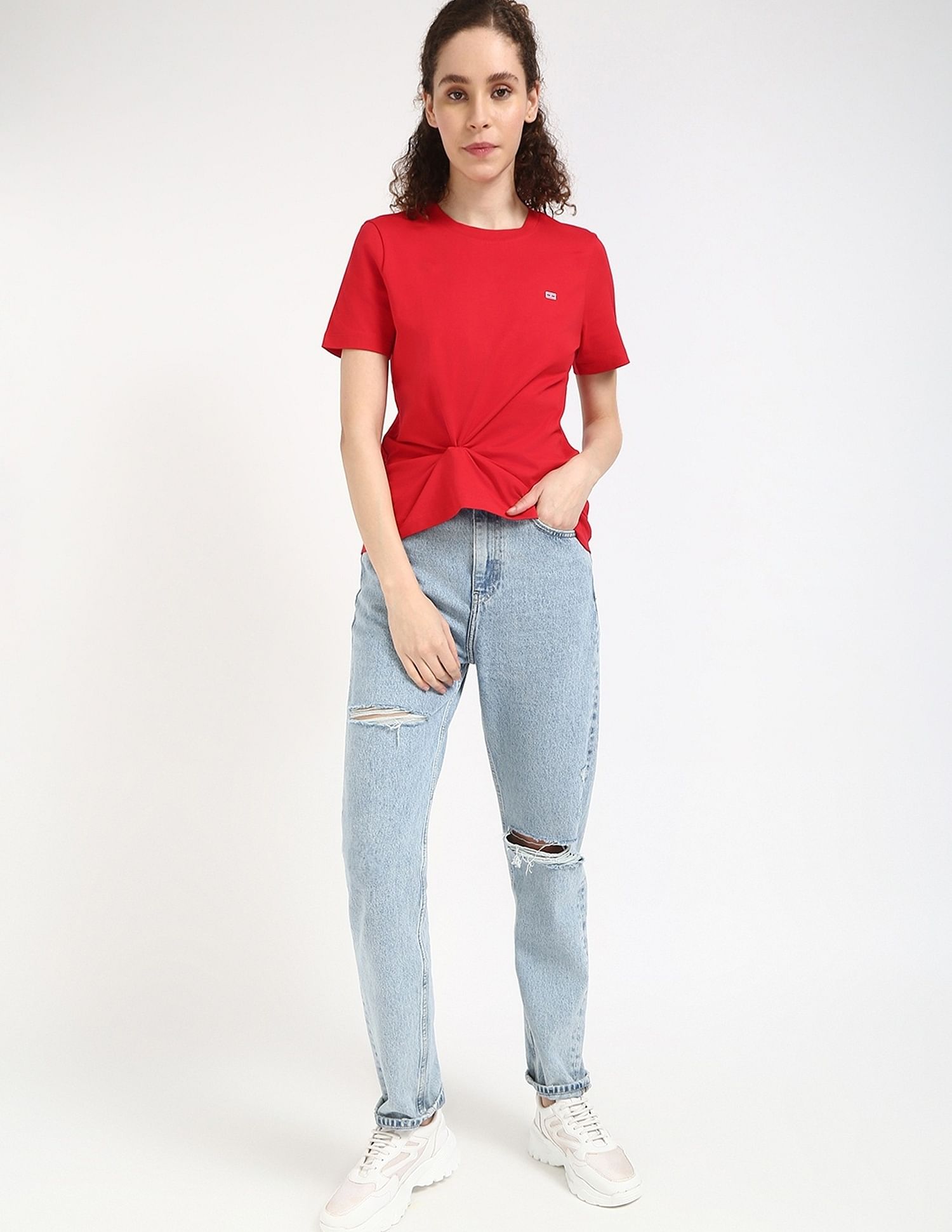 Tommy Hilfiger Solid Regular-Fit Cotton T-Shirt