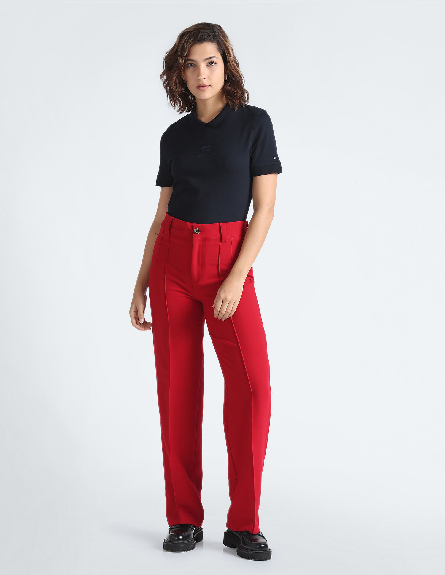 Tommy Hilfiger Tonal Embroidered Stretch Polo Shirt