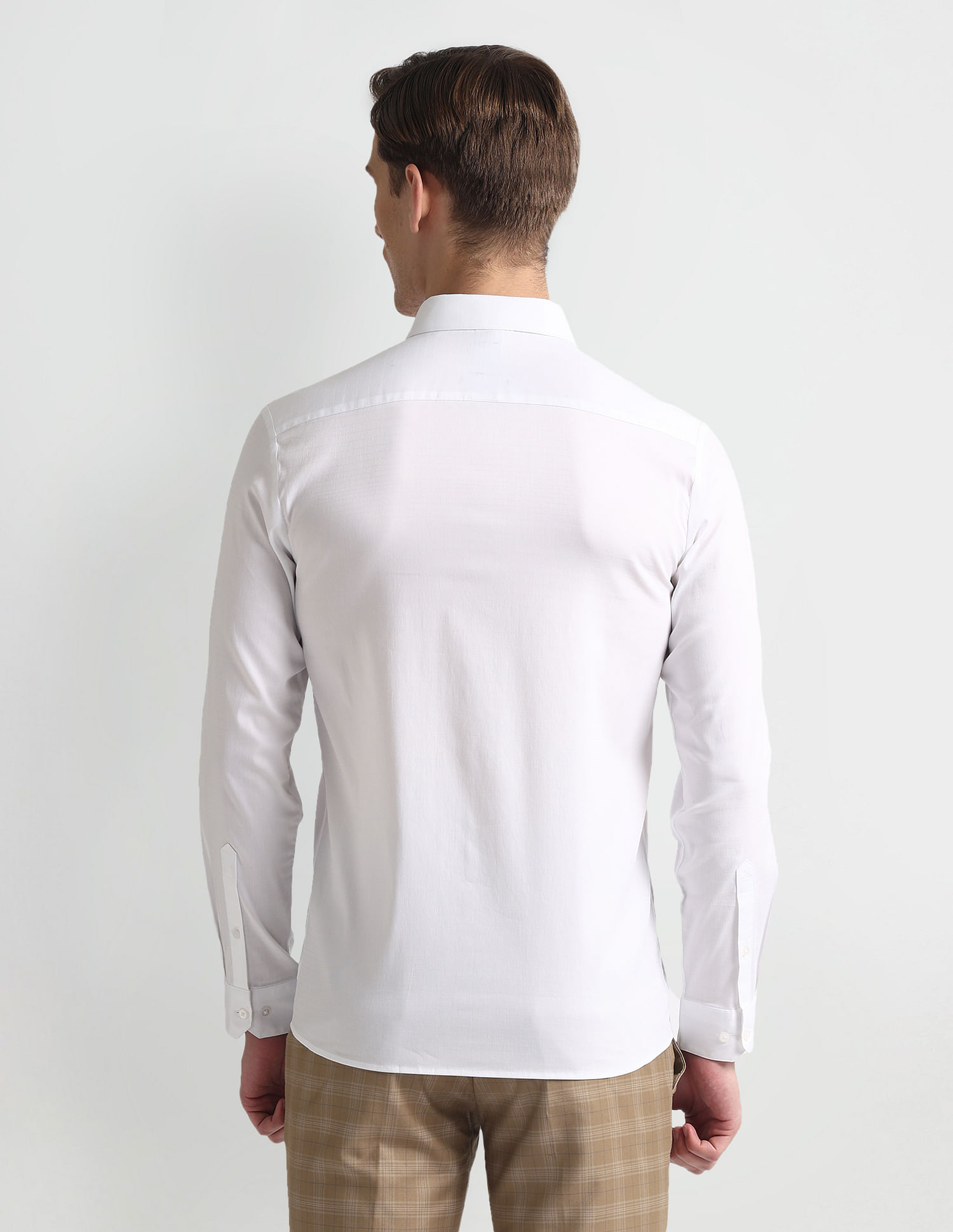 Arrow Newyork Brooklyn Super Slim Fit Twill Shirt