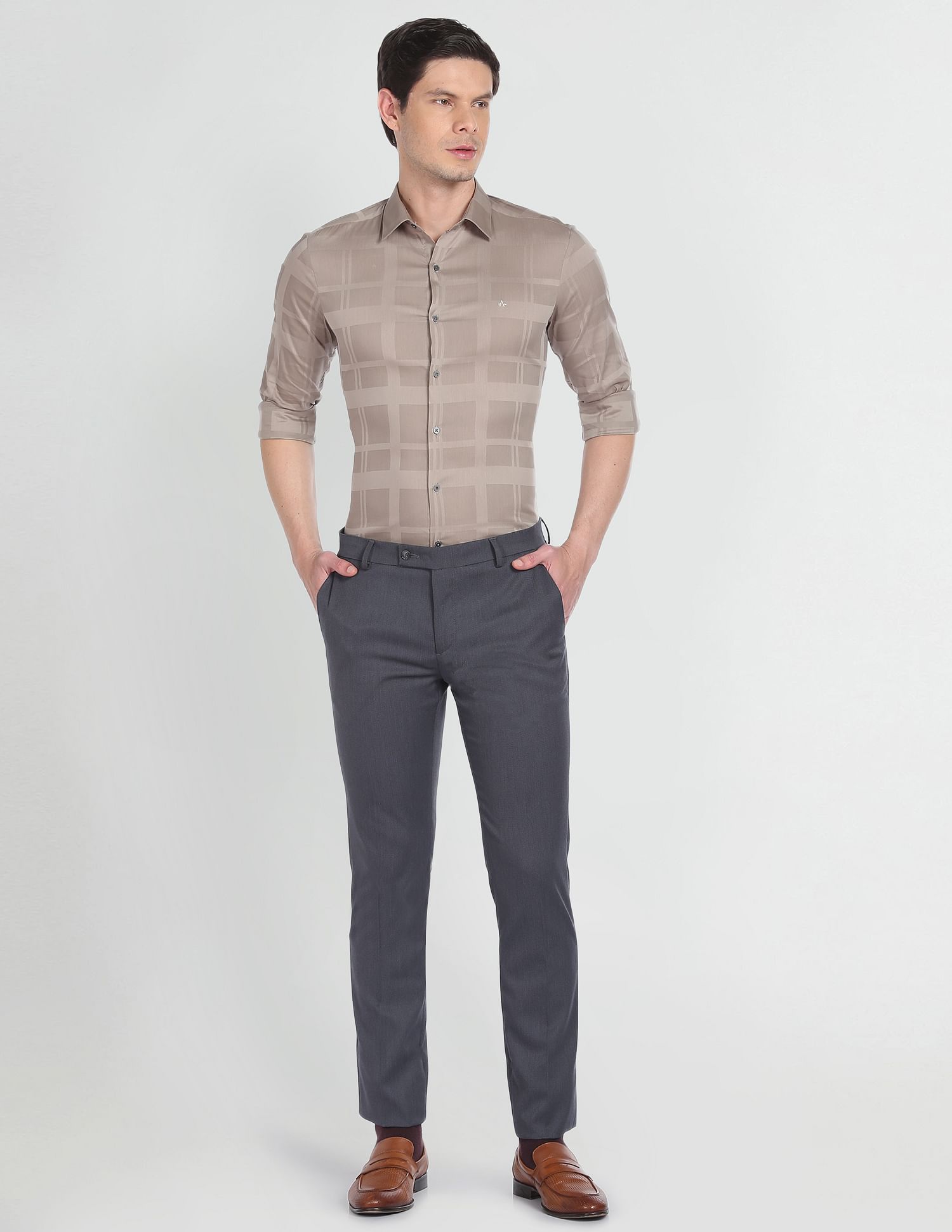 Arrow Newyork Super Slim Fit Check Shirt