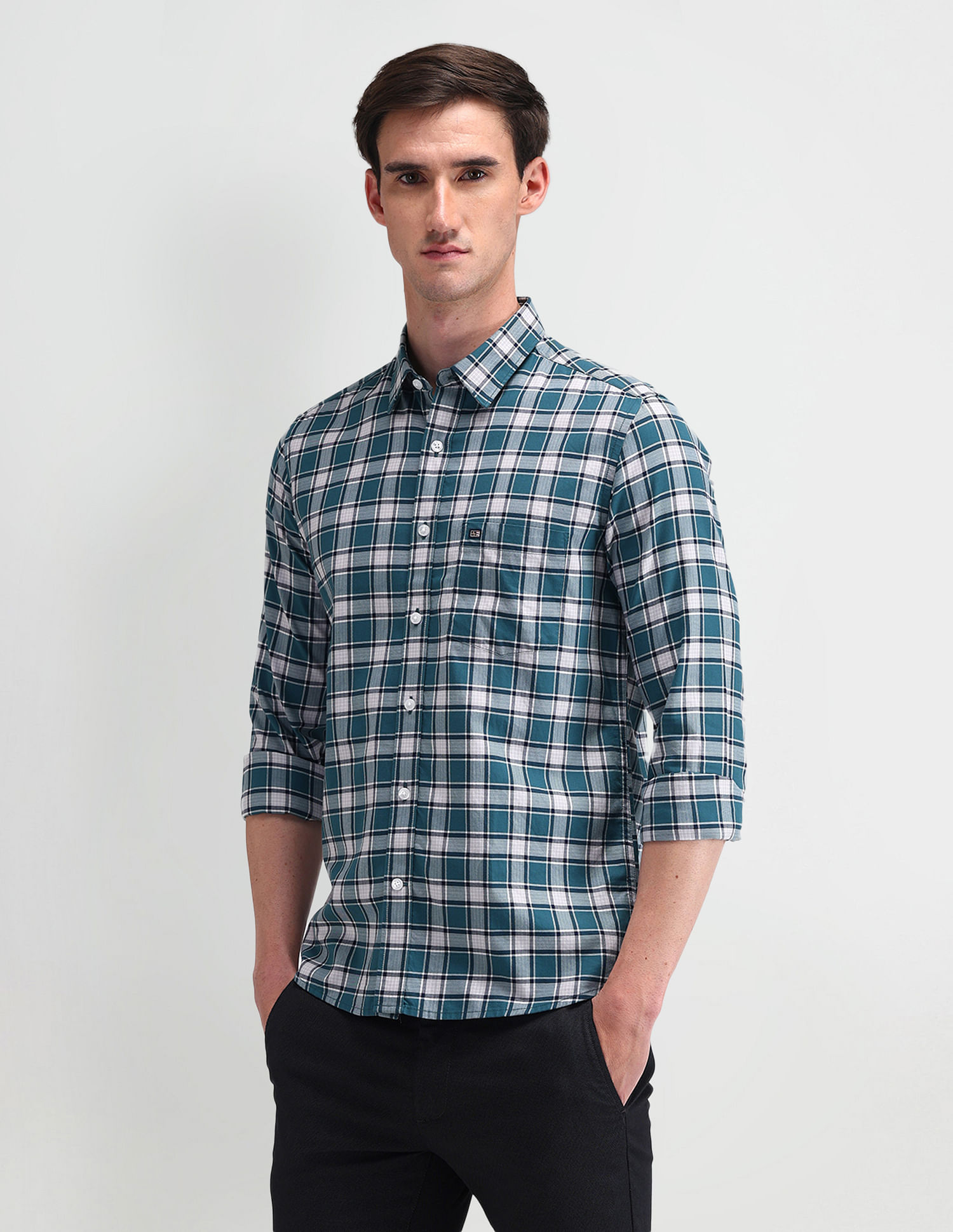 Arrow Sport Brooklyn Fit Checked Shirt
