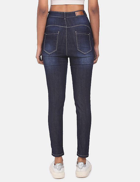 Flying Machine Women High Rise Twiggy Super Skinny Fit Jeans