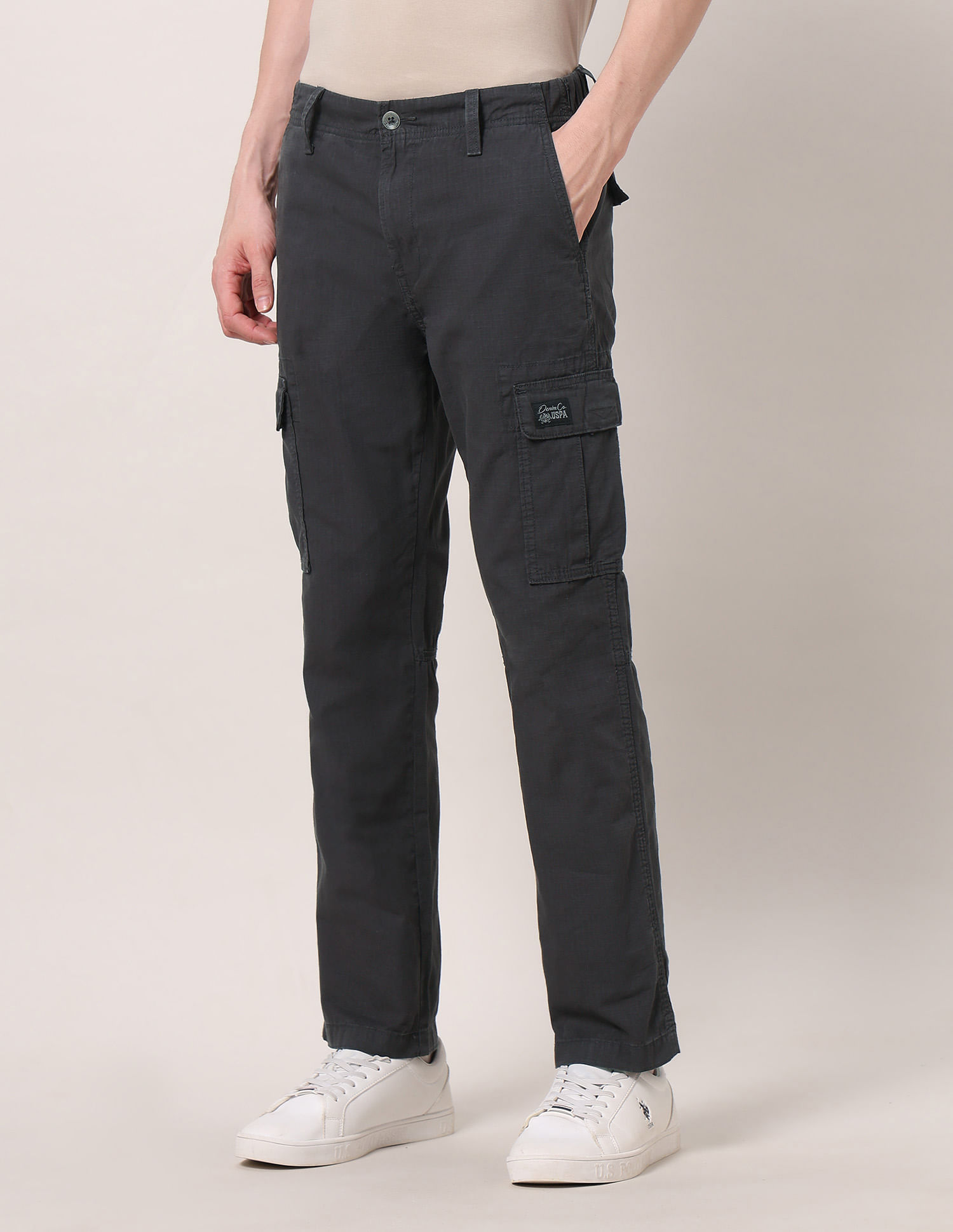 U.S. Polo Assn. Denim Co. Straight Fit Cargo Trousers