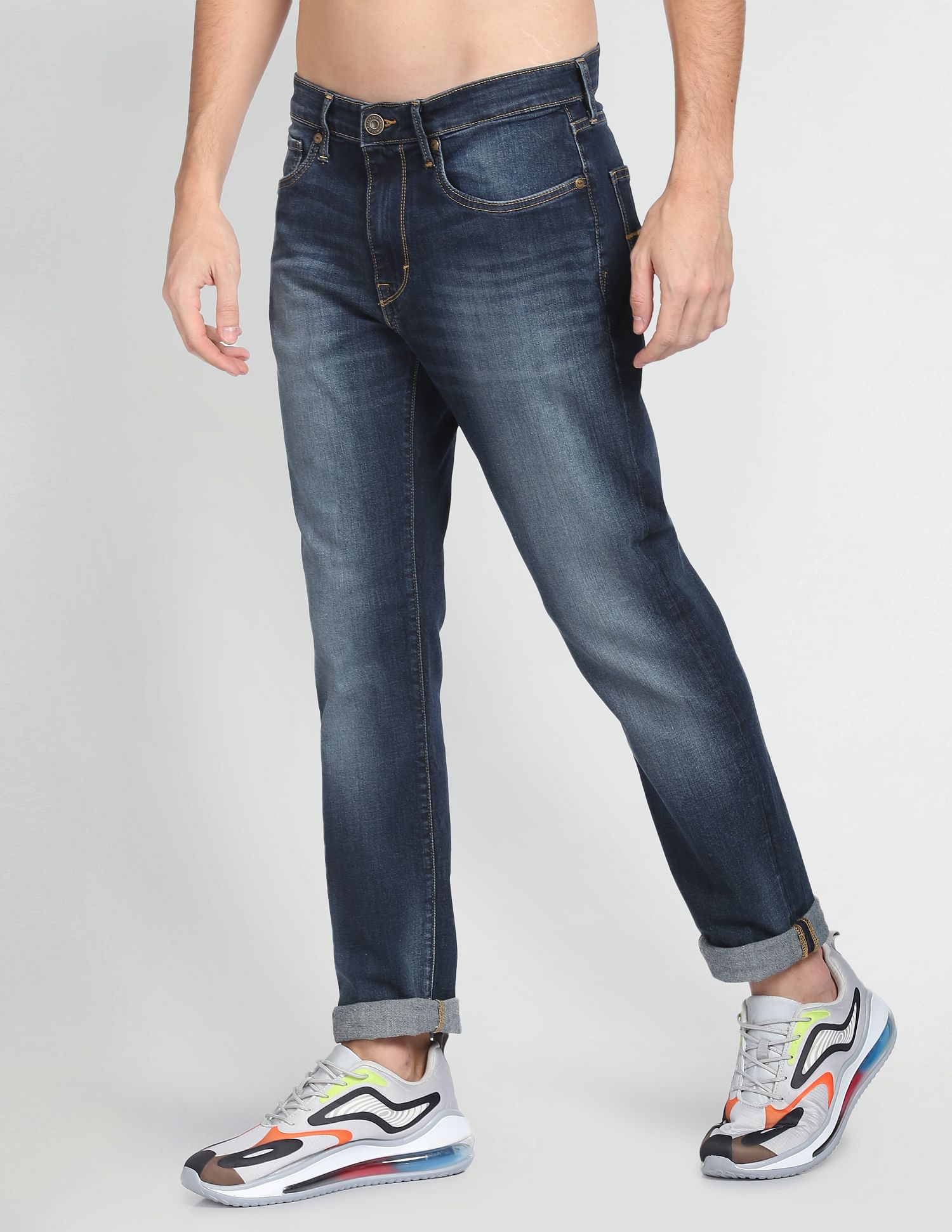 Flying Machine Vintage Freddie Slim Straight Fit Jeans