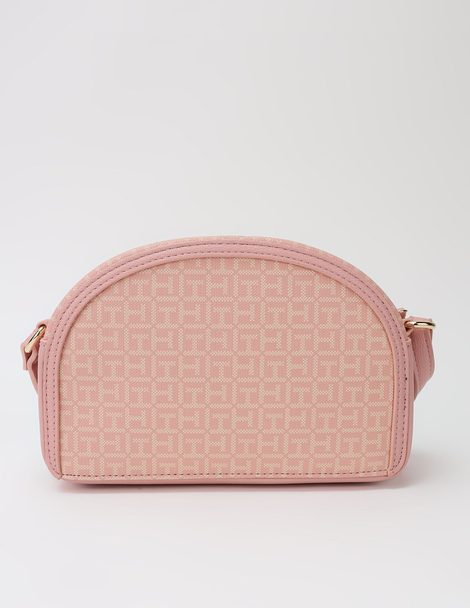 Tommy Hilfiger Logo Beige Pvc Sling Bag
