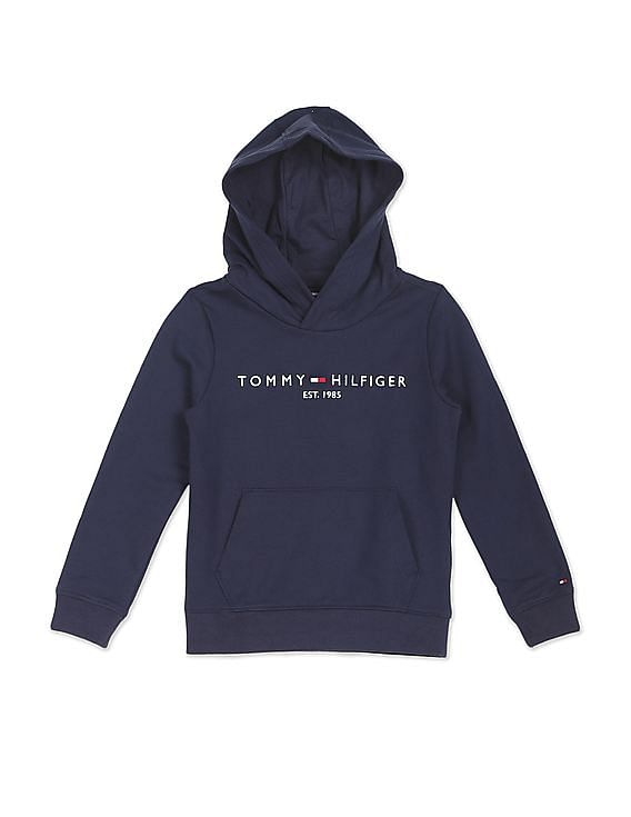 Tommy hilfiger sweatshirt navy blue sale