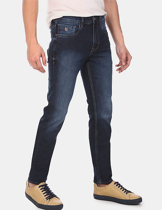 Blijven Bitterheid Vul in Buy Men Skinny Fit Dark Wash jeans online at NNNOW.com