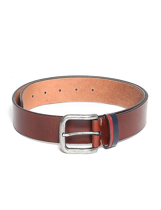 U.S. Polo Assn. Burnished Leather Belt