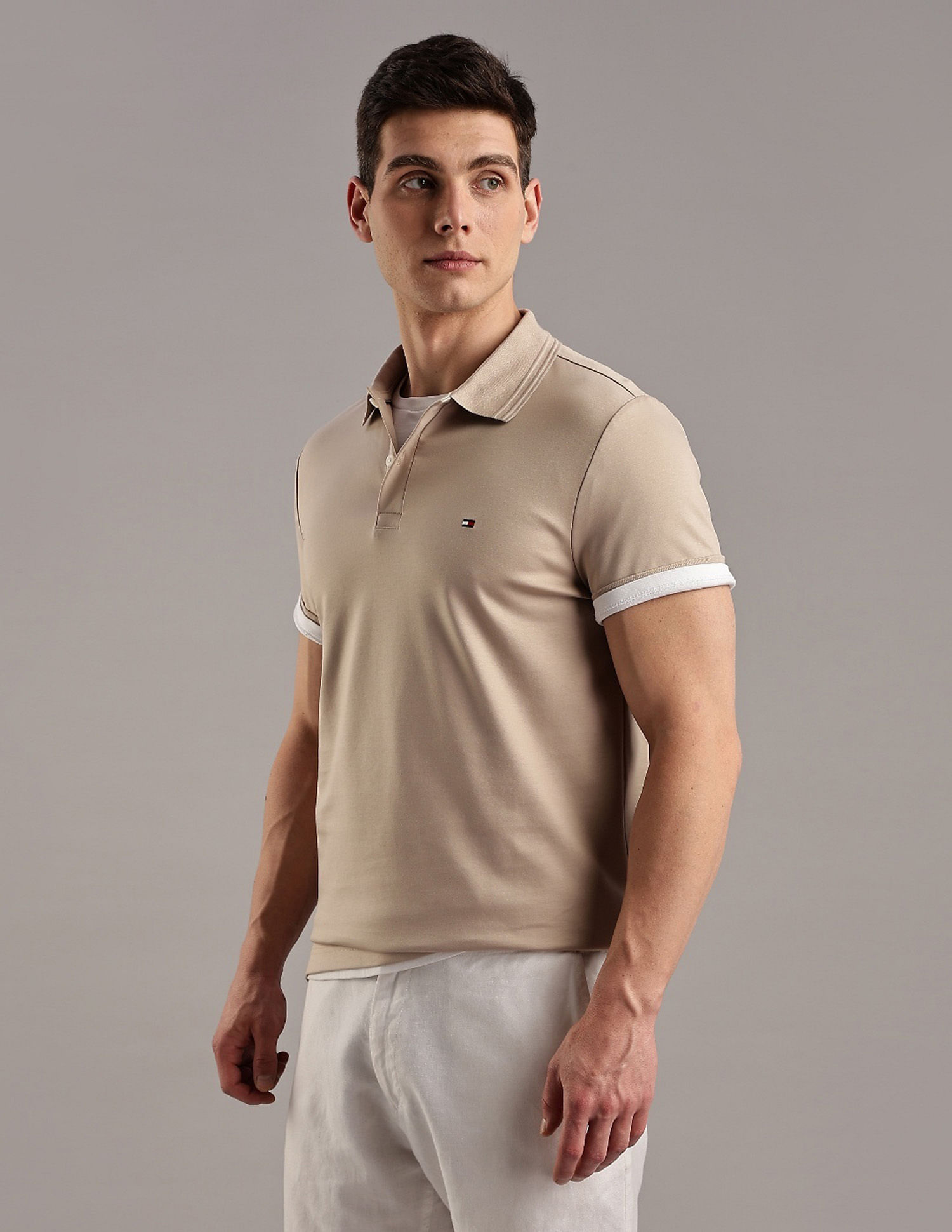 Tommy Hilfiger Solid Regular-Fit Cotton T-Shirt
