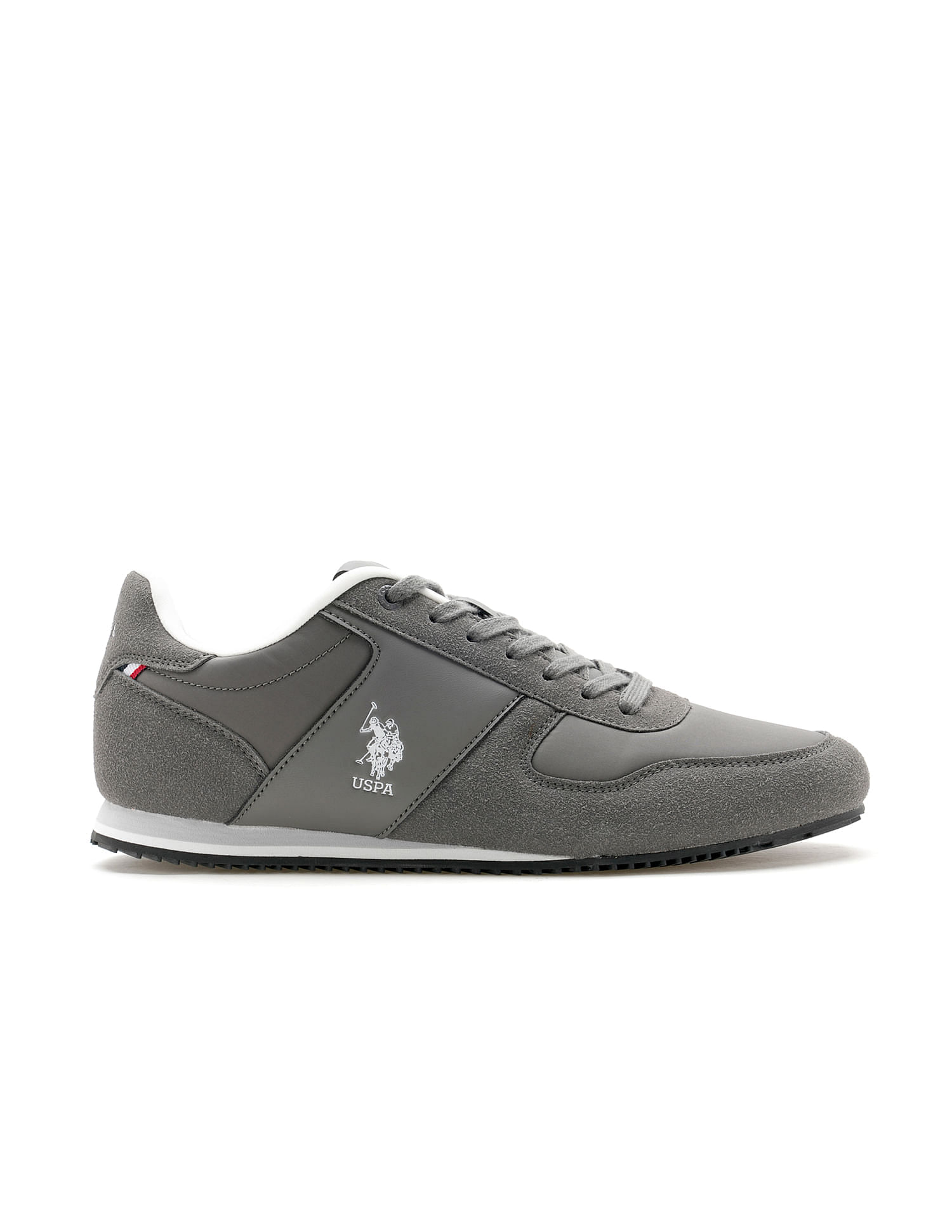 U.S. Polo Assn. Men Sorrento Dk. Grey Retro Sneakers