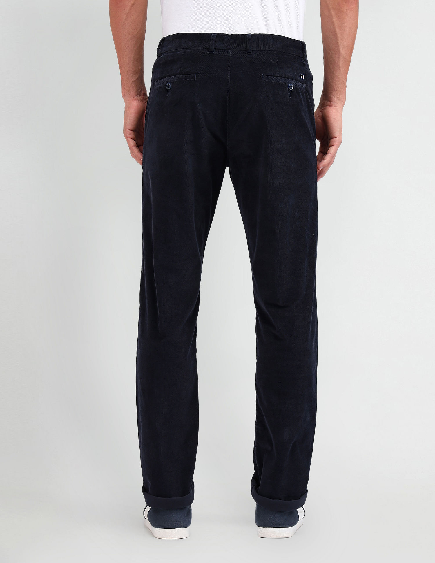 Arrow Sport Regular Fit Corduroy Trousers