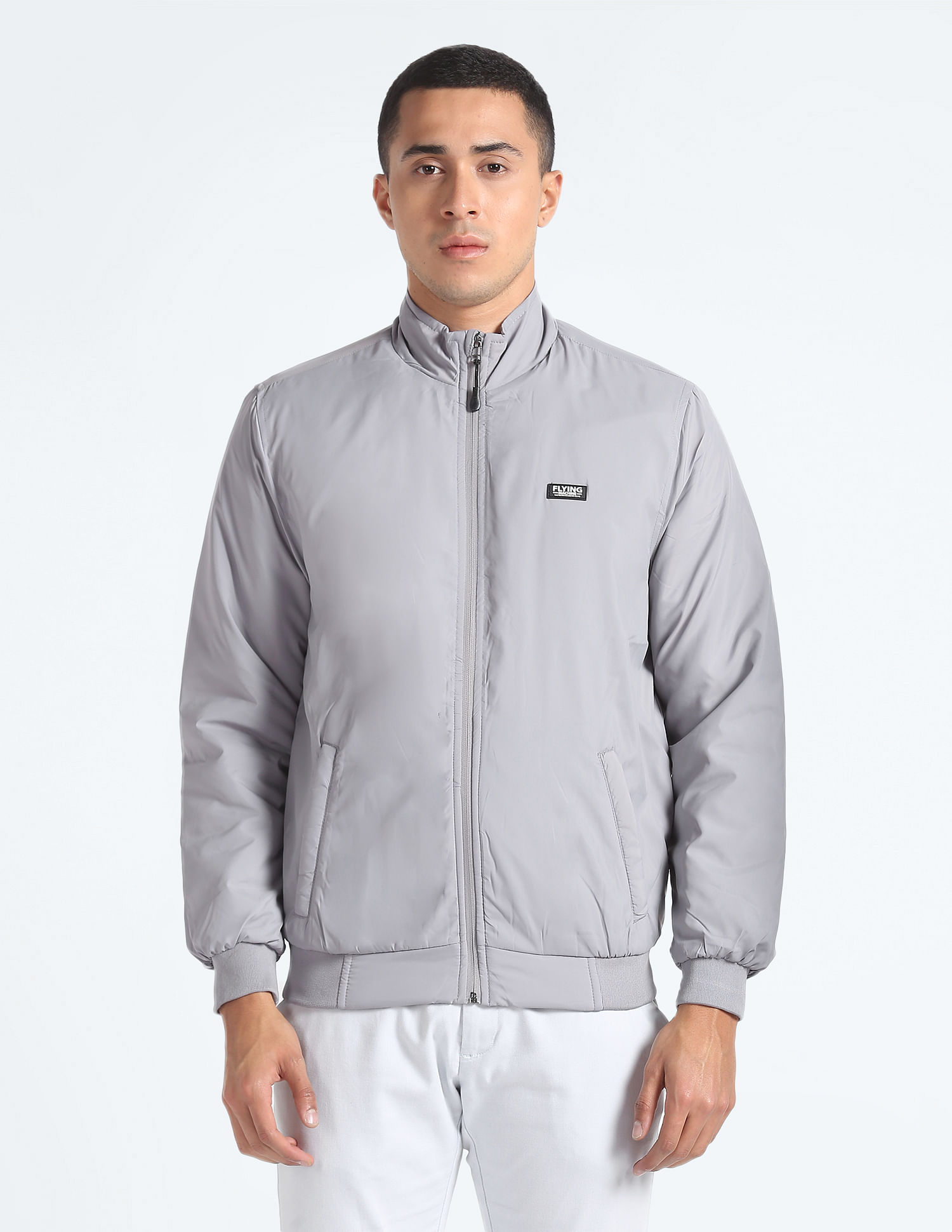 Flying Machine High Neck Polyester Jacket