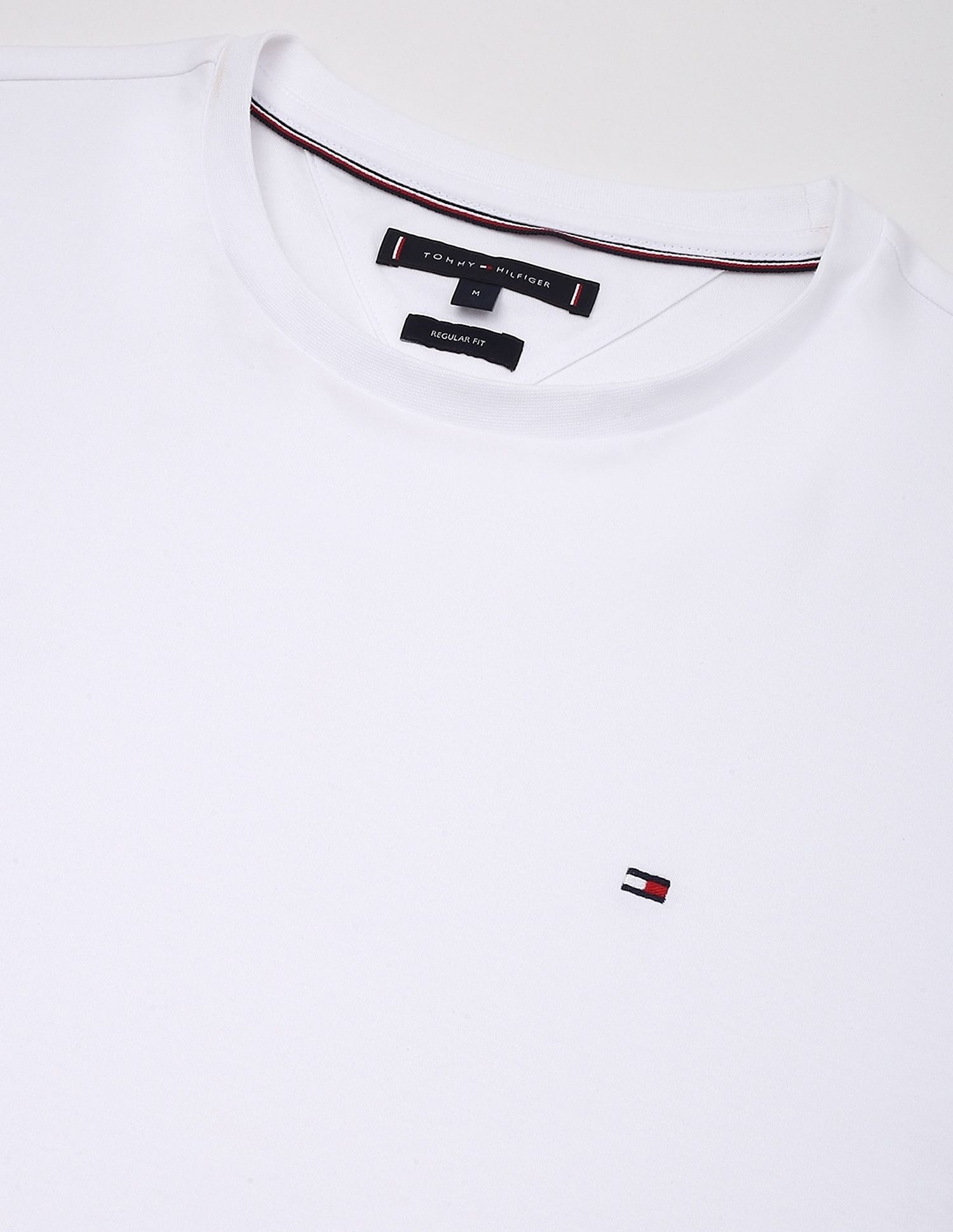 Tommy Hilfiger Solid Regular-Fit Cotton T-Shirt