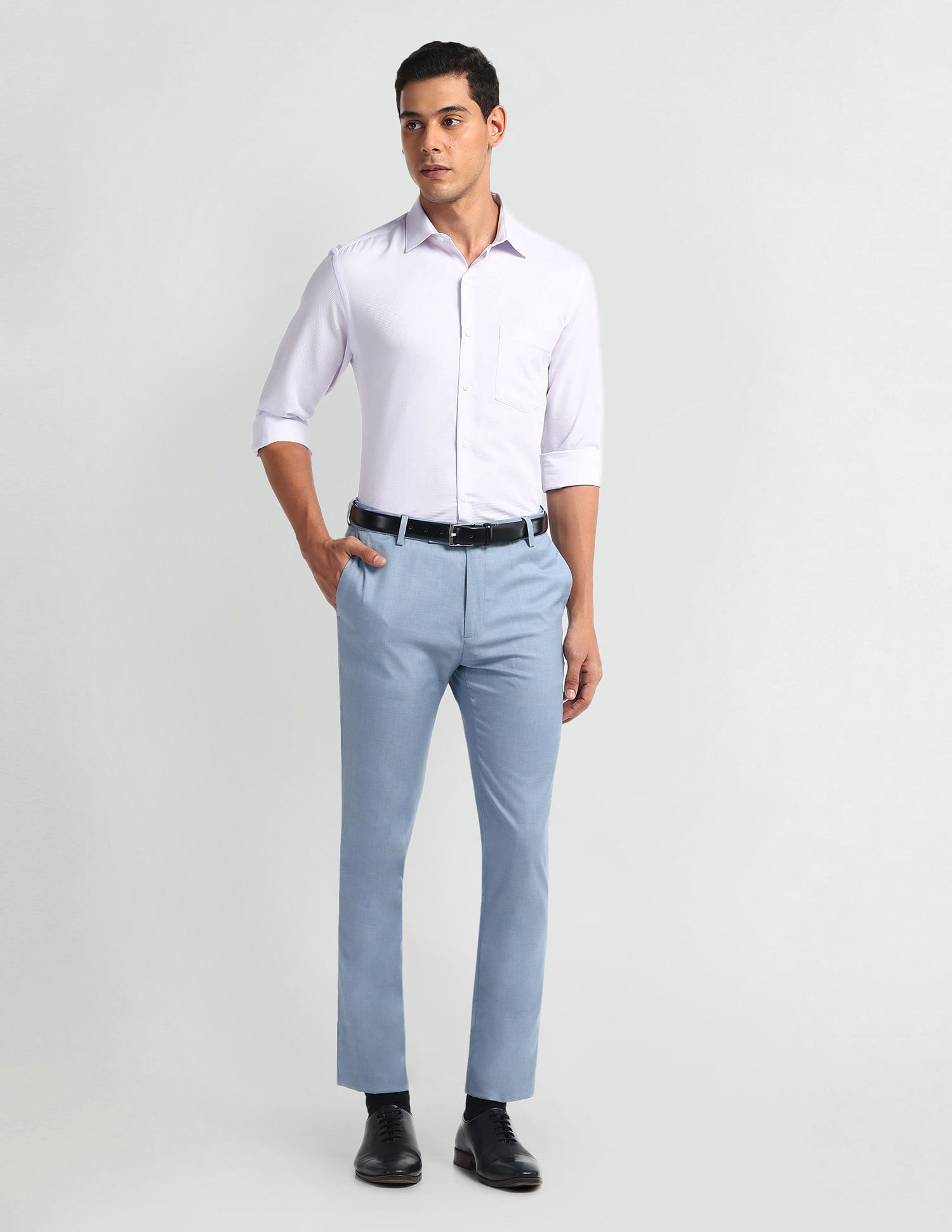 Arrow Horizontal Stripe Regular Fit Shirt