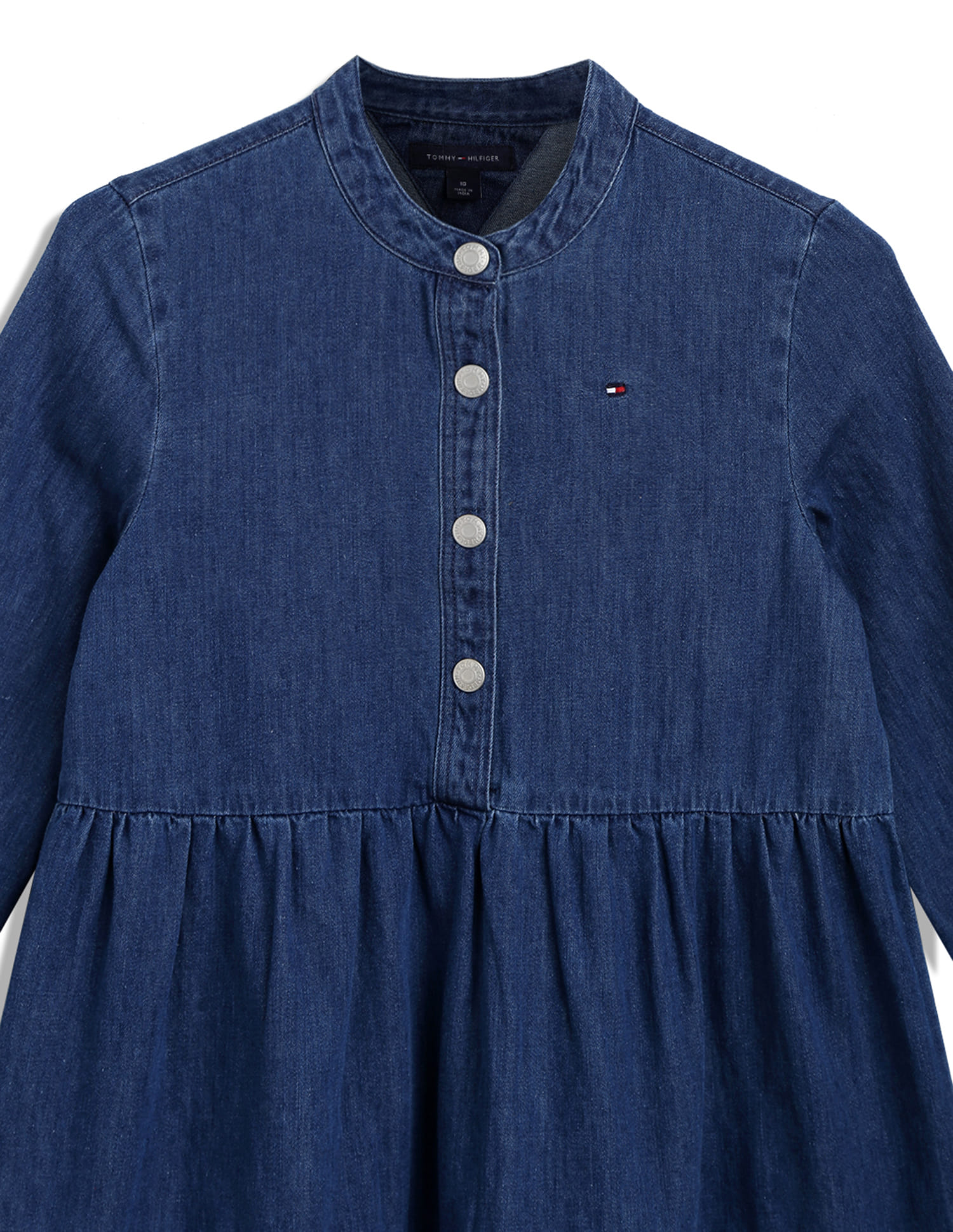 Buy Tommy Hilfiger Kids Girls Denim Flared Dress