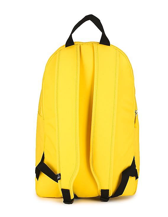 Buy Calvin Klein Men Yellow Brand Print Backpack NNNOW