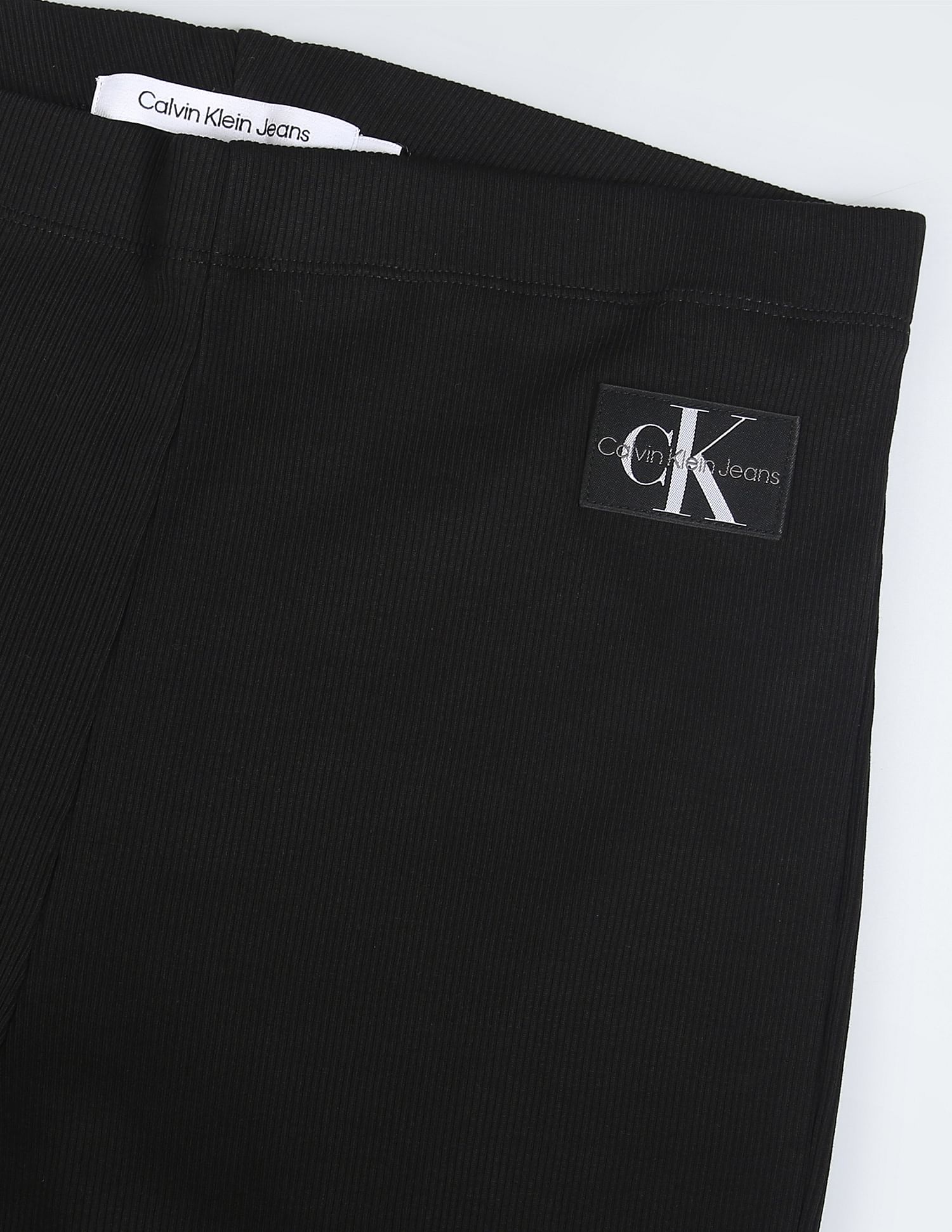 Buy Calvin Klein Logo Badge Straight Pants NNNOW