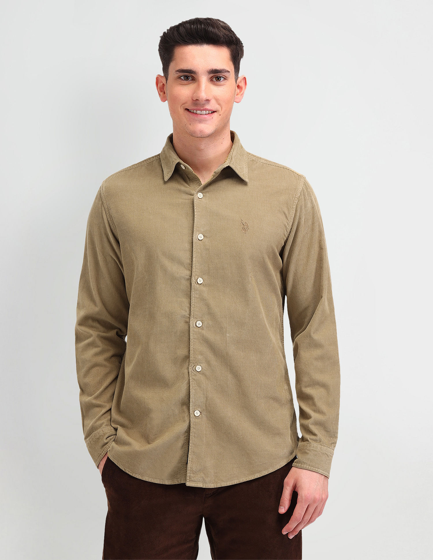 U.S. Polo Assn. Denim Co. Textured Cotton Shirt