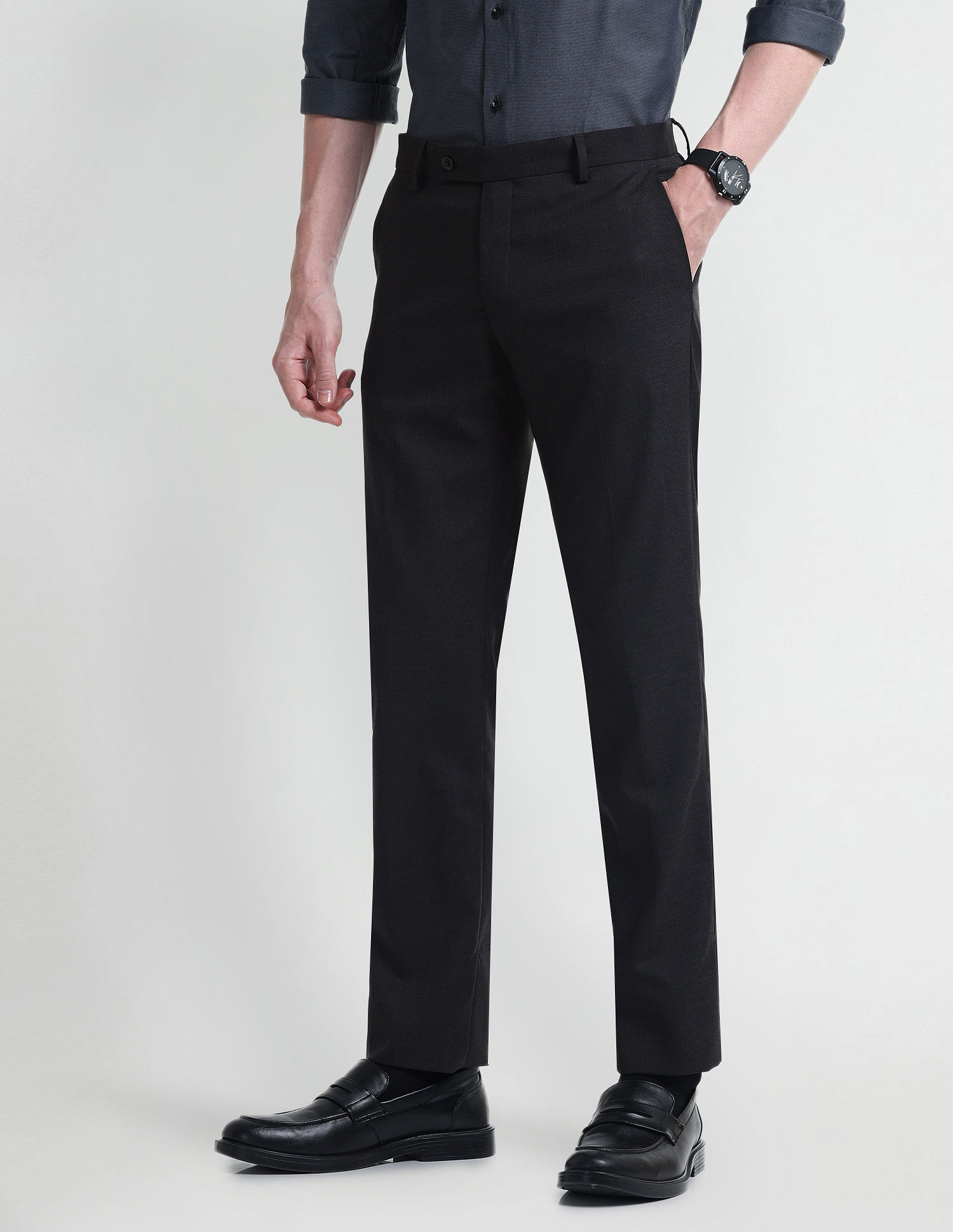 Arrow Tapered Fit Formal Trouser