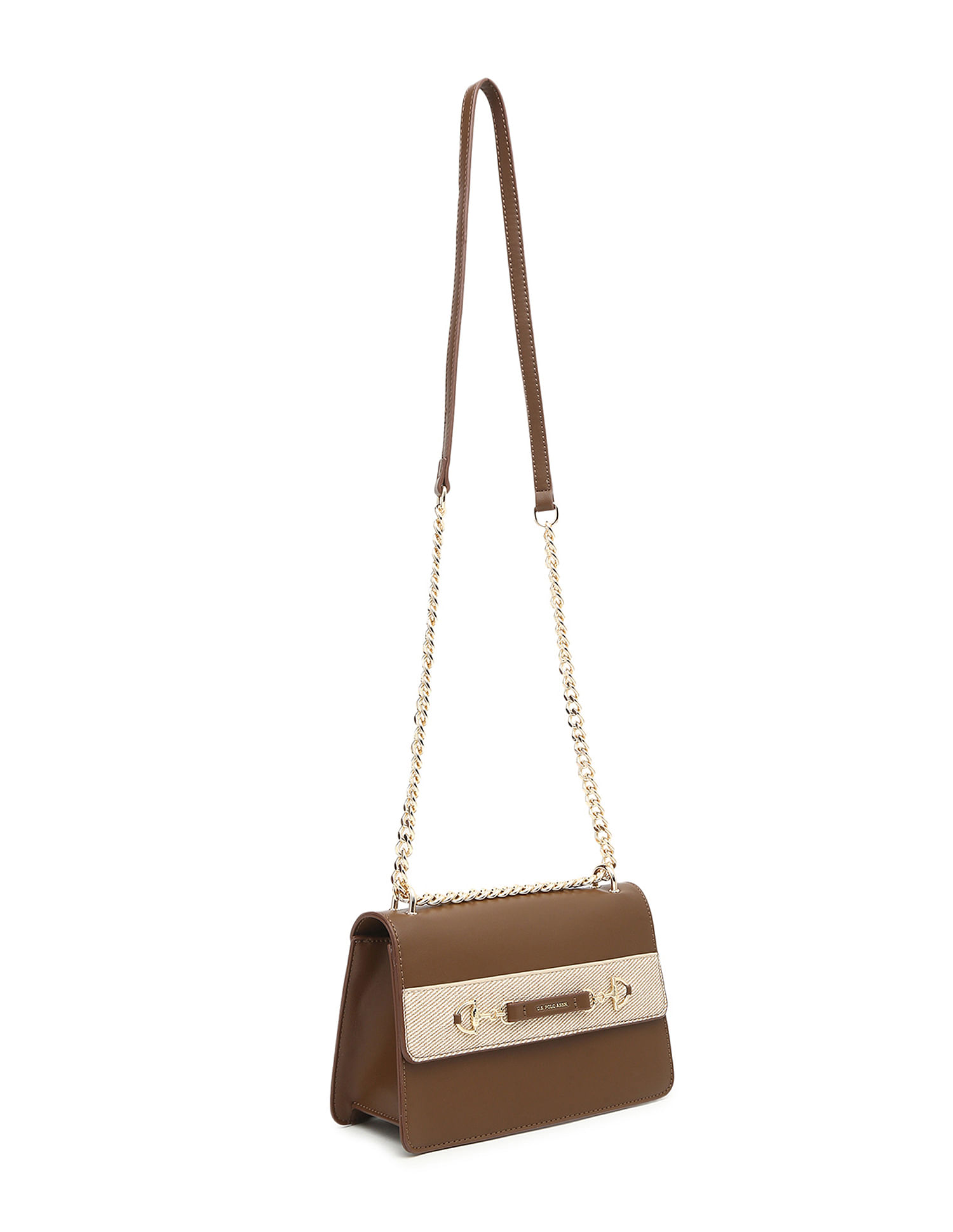 U.S. Polo Assn. Women Anya Colour Blocked Crossbody Bag