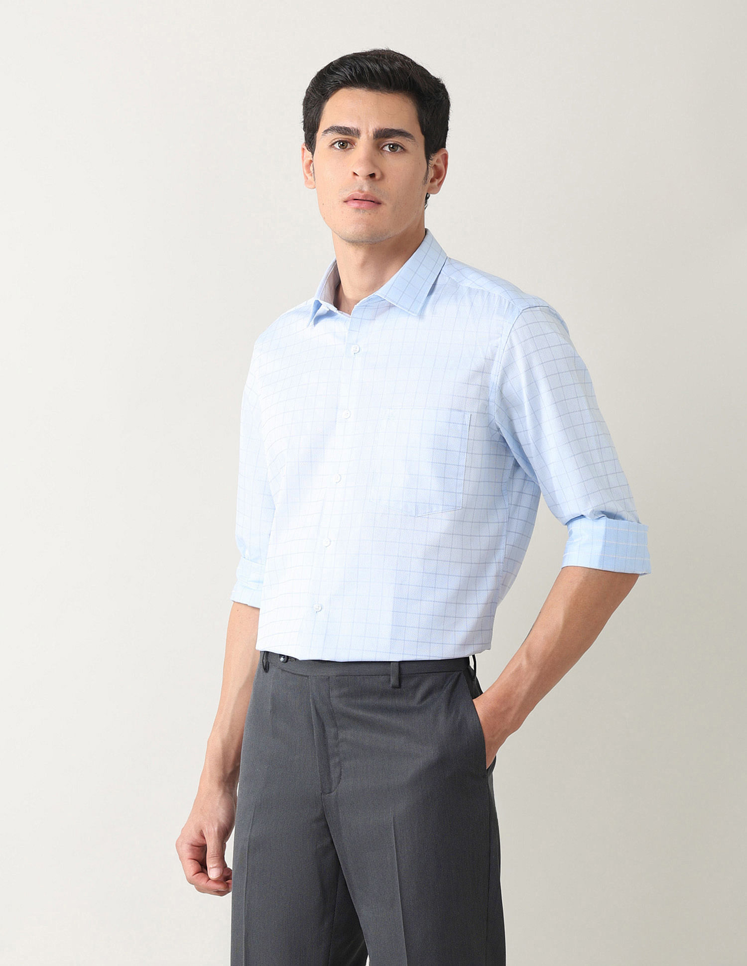 Arrow Windowpane Checked Liberty Classic Fit Shirt