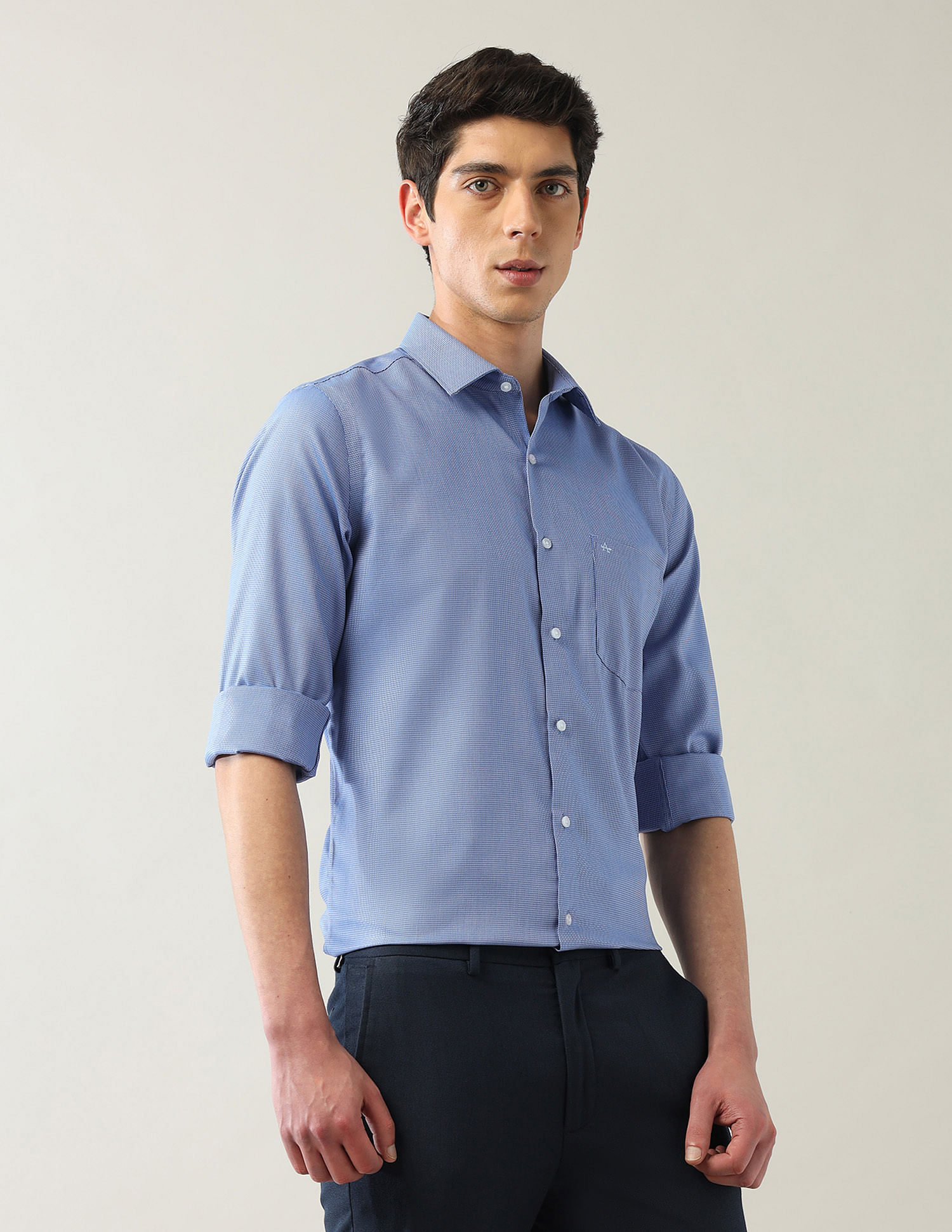 Arrow Manhattan Slim Fit Autopress Shirts