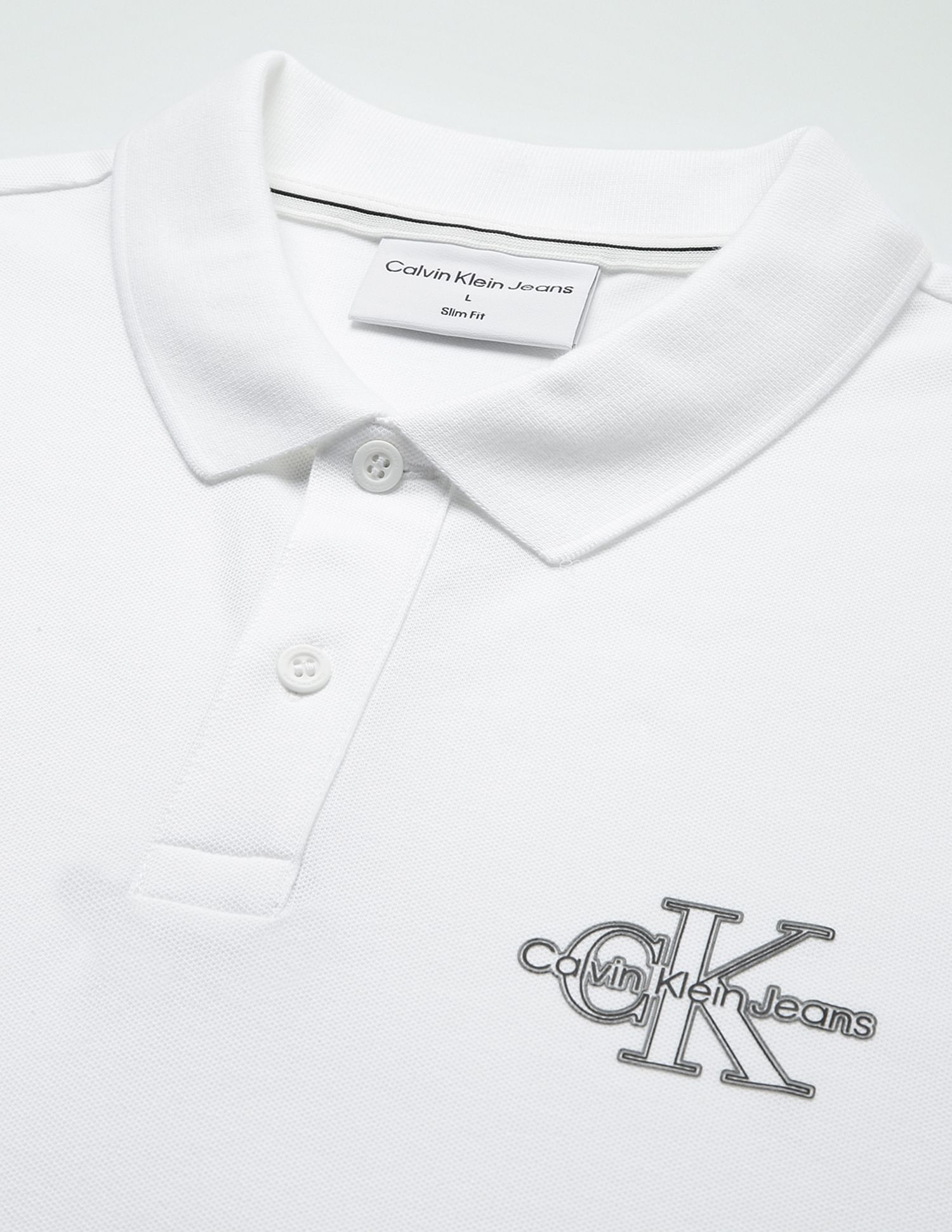 Calvin Klein Slim Fit Solid Polo Shirt