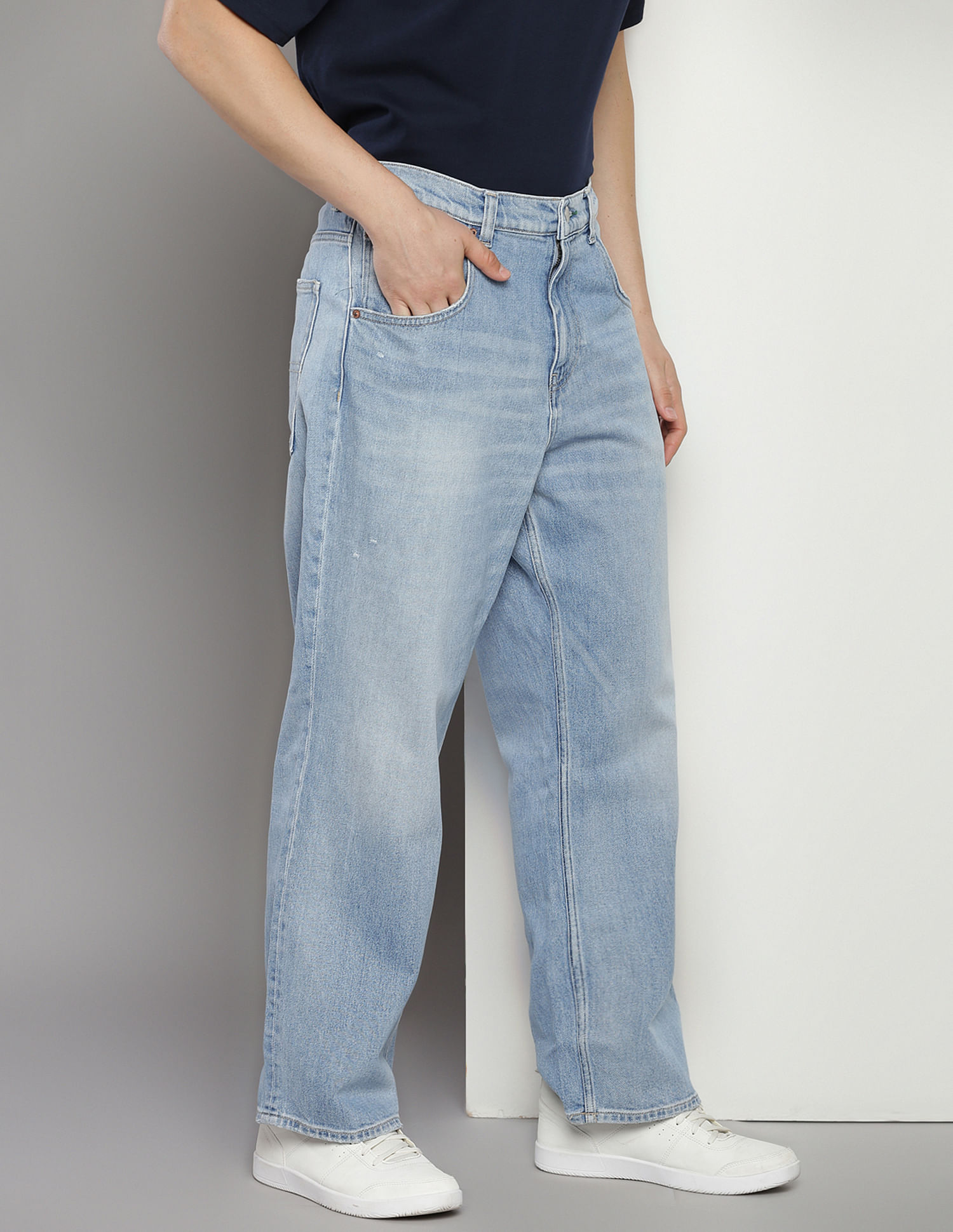 Tommy Hilfiger Stone Wash Aiden Baggy Jeans