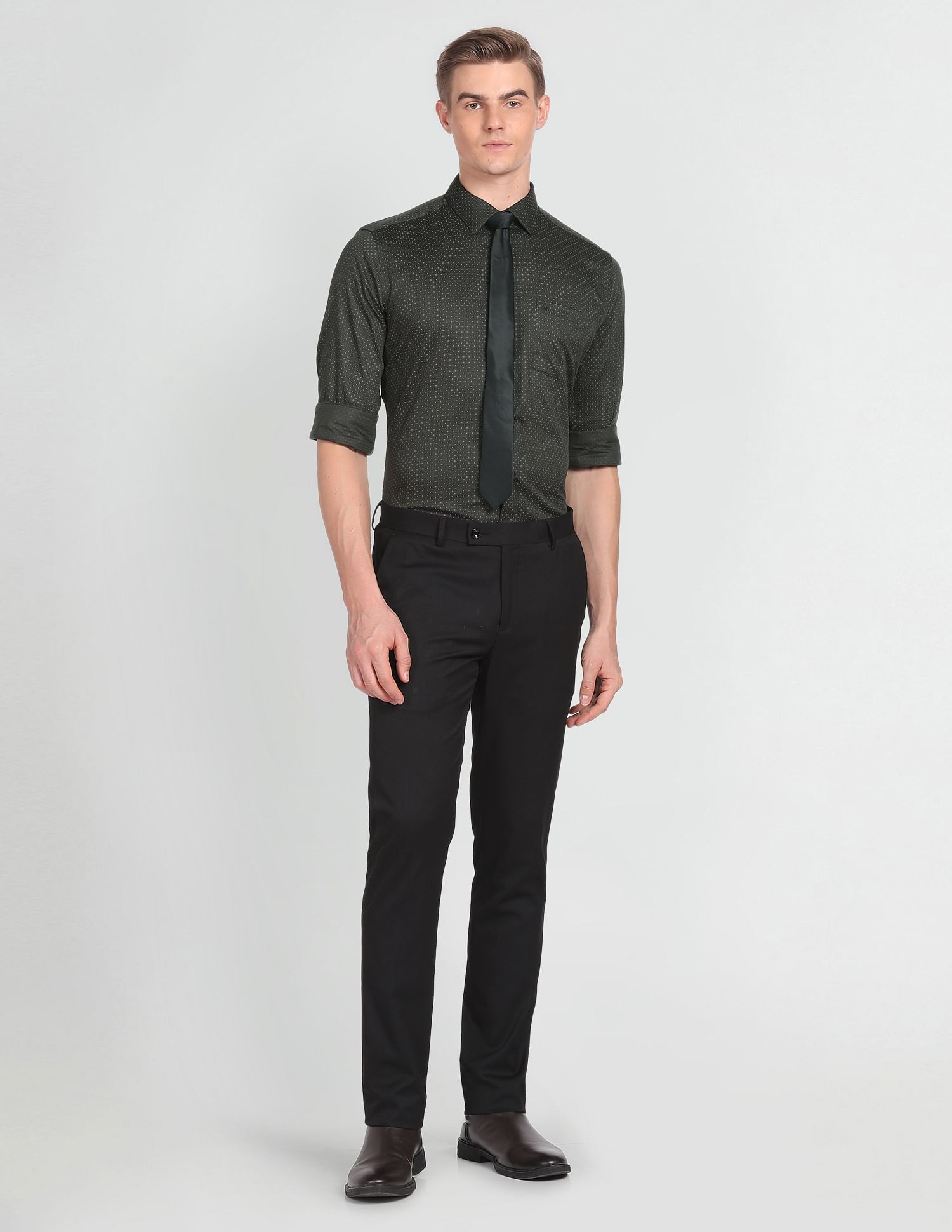 Arrow Classic Fit Geometric Print Shirt